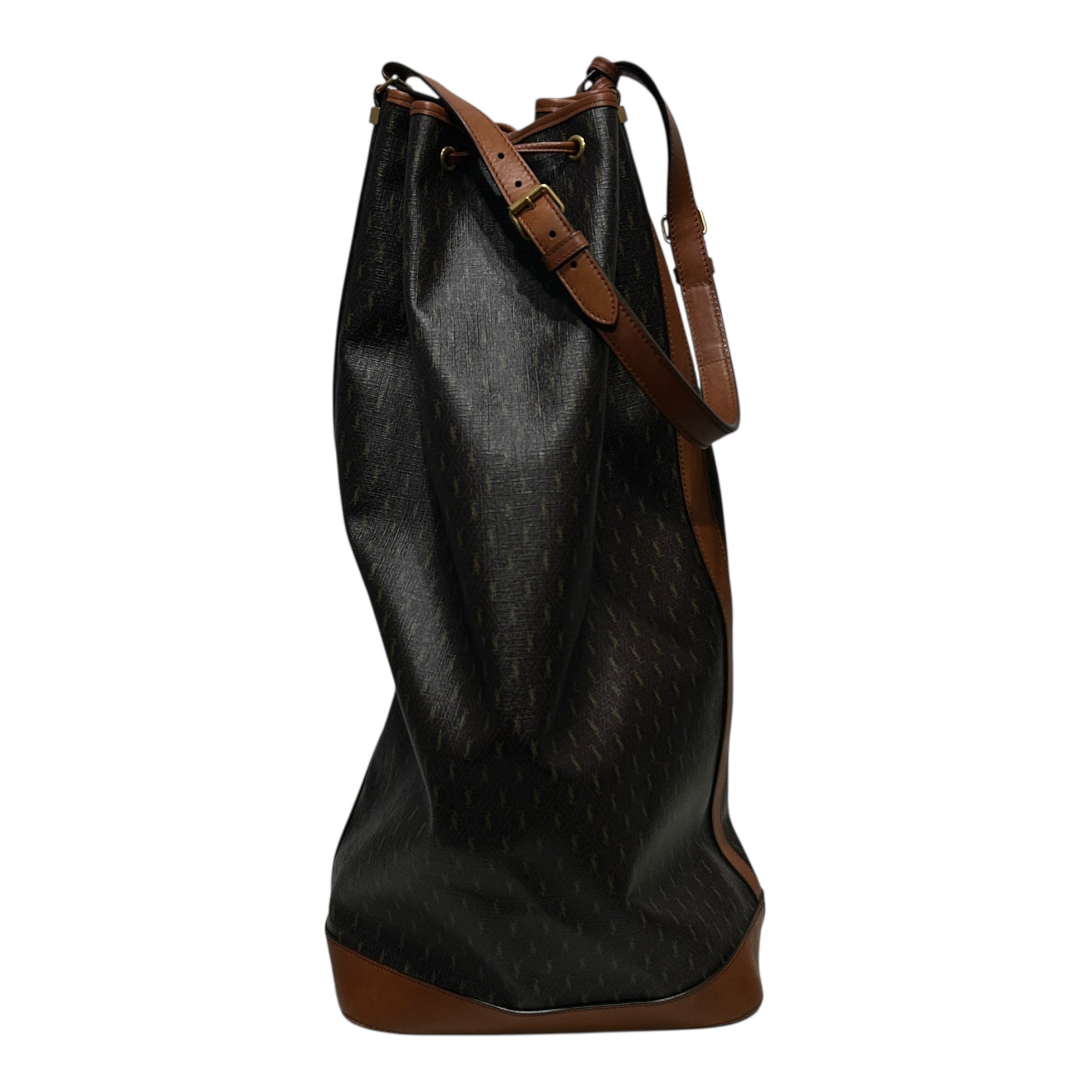 SAINT LAURENT/Tote Bag/Monogram/Leather/BRW/ view 4