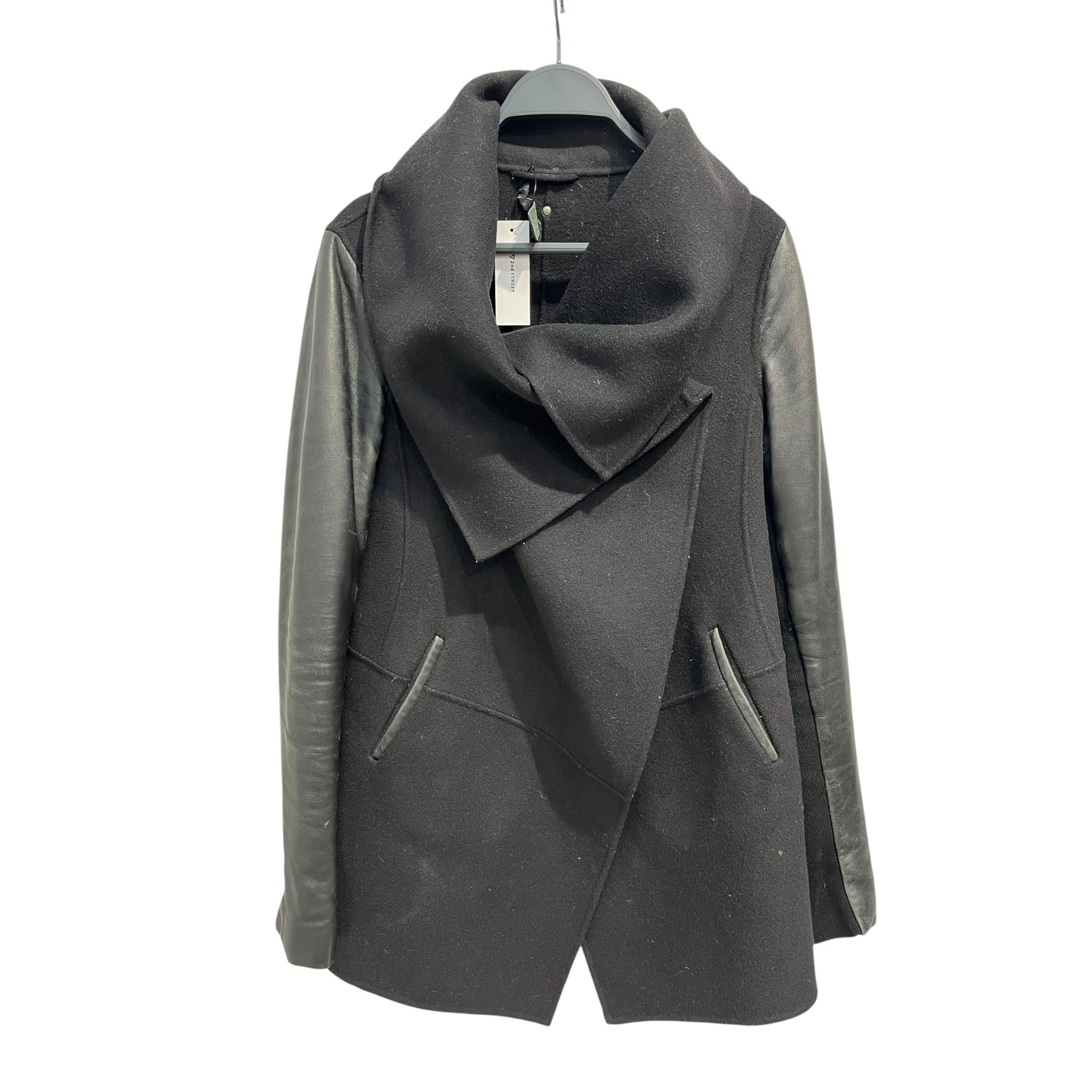 MACKAGE/Jacket/M/Cotton/BLK/LEATHER SLEEVES view 1