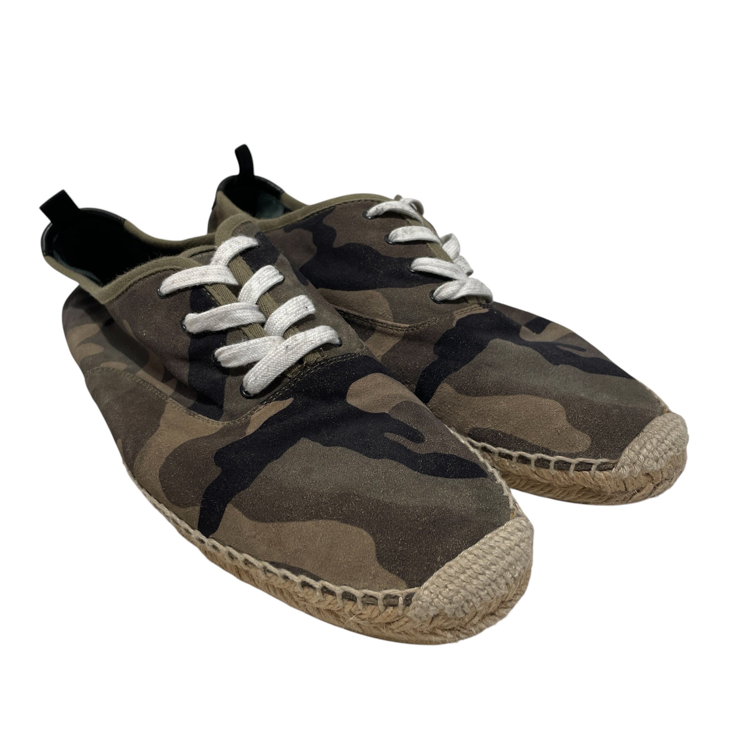 SAINT LAURENT/Low-Sneakers/US 10/Cotton/MLT/sude camouflage view 1