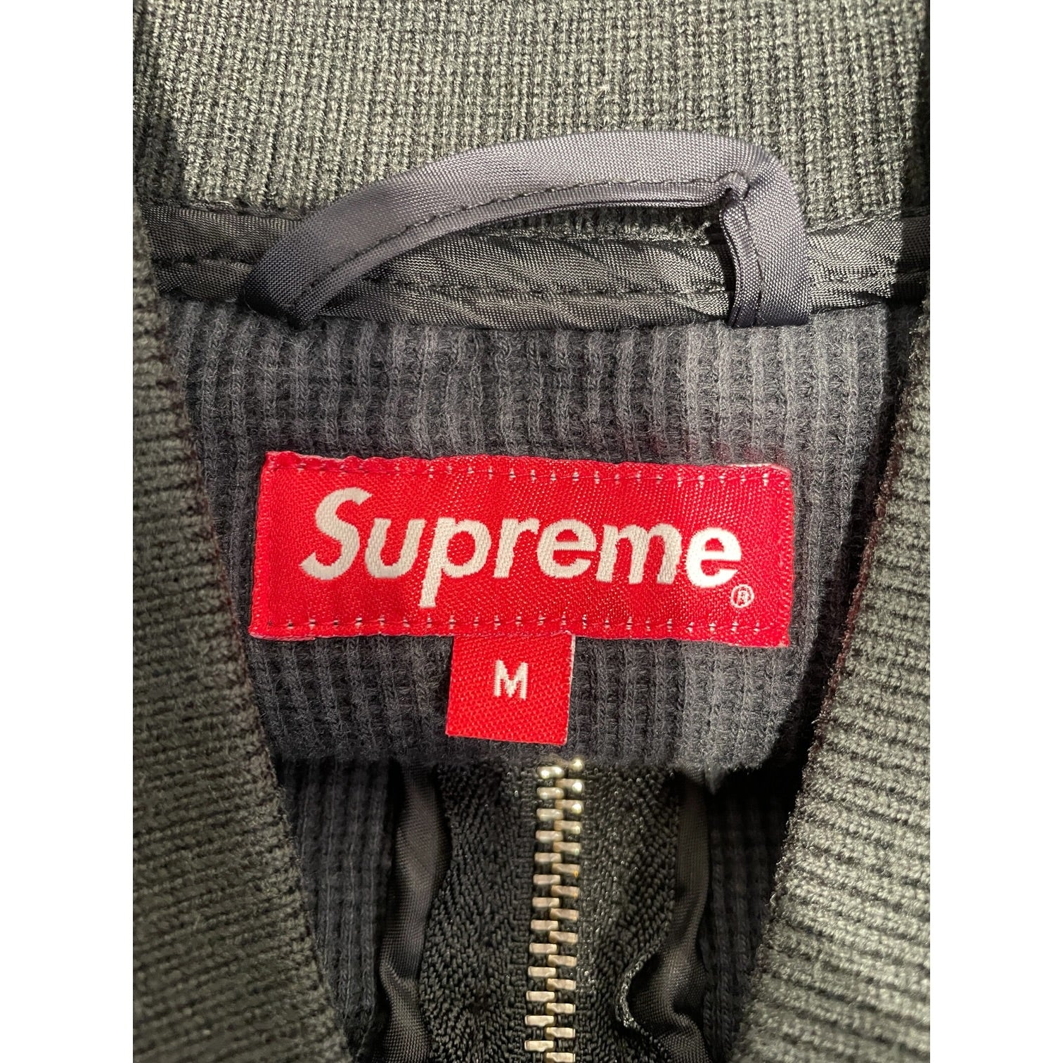 Supreme/Puffer Vest/M/Nylon/NVY/Verticle Puff view 3