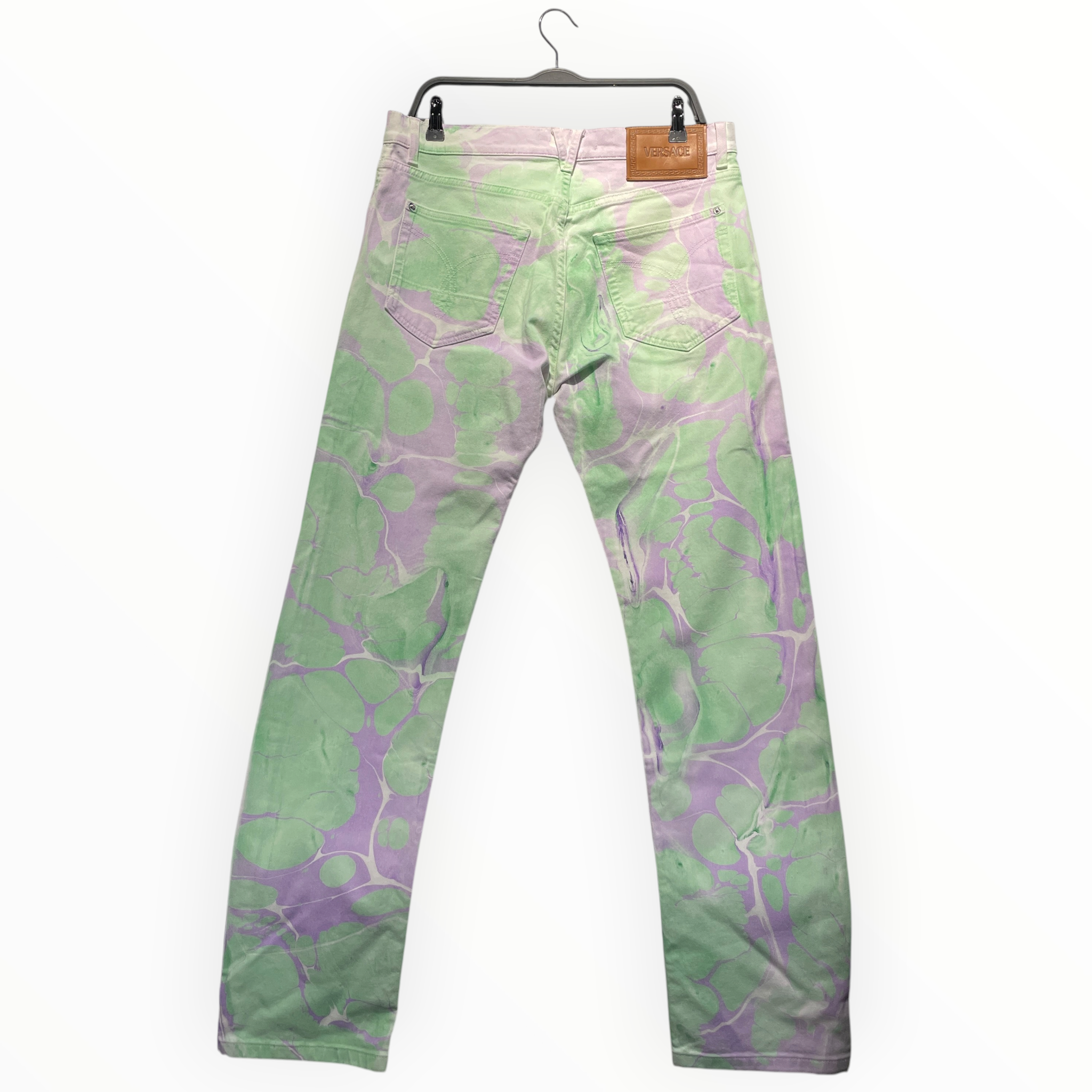 VERSACE/Straight Pants/32/Cotton/MLT/All Over Print/ view 2