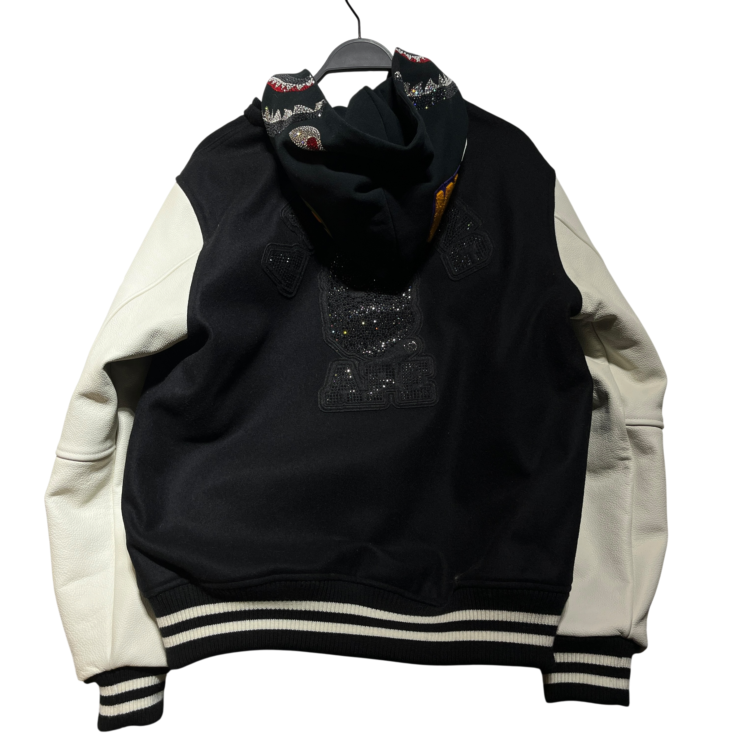 BAPE STA!/Swarovski/Jacket/L/Wool/BLK/Swarovski Shark Jacket view 2