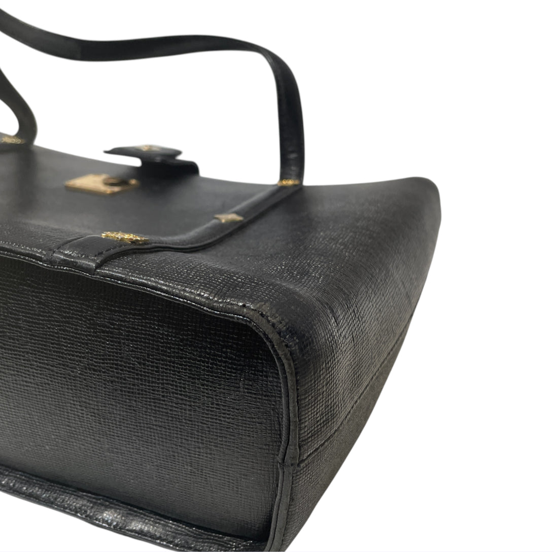 MCM/Tote Bag/Leather/BLK/H9906 view 7