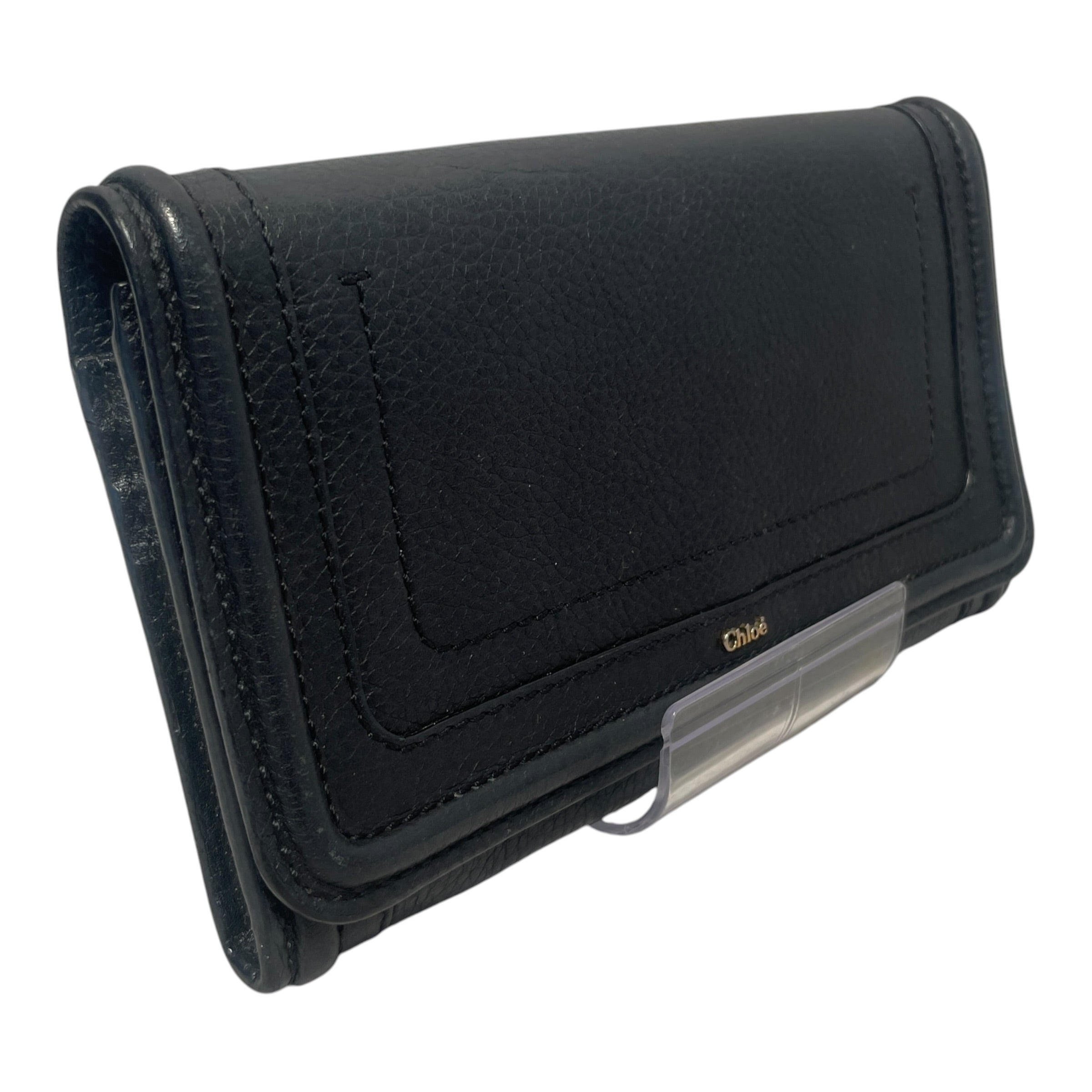 Chloe/Long Wallet/Leather/BLK/L's/Paraty Continental Wallet view 1