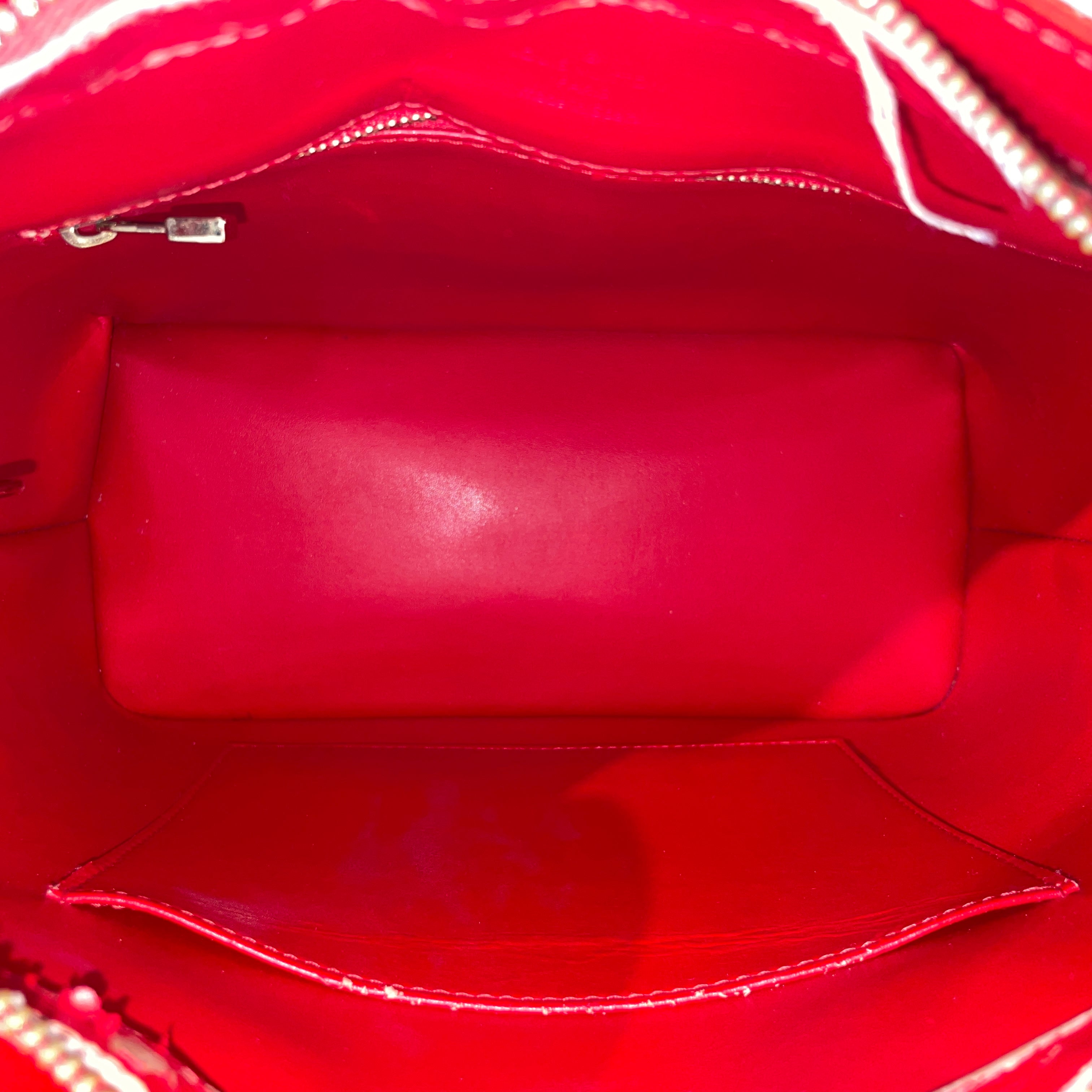 LOUIS VUITTON/Hand Bag/Monogram/RED/Monogram Vernis Tote view 4