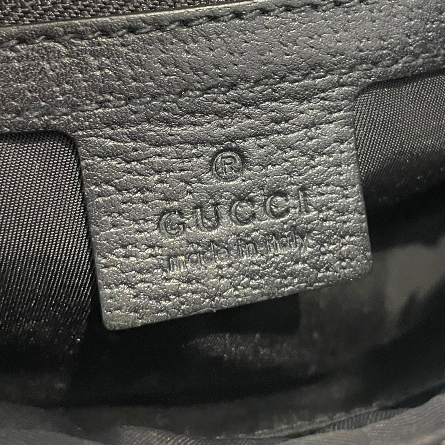 GUCCI/Fanny Pack/Monogram/Cotton/BLK/OFF THE GRID view 6