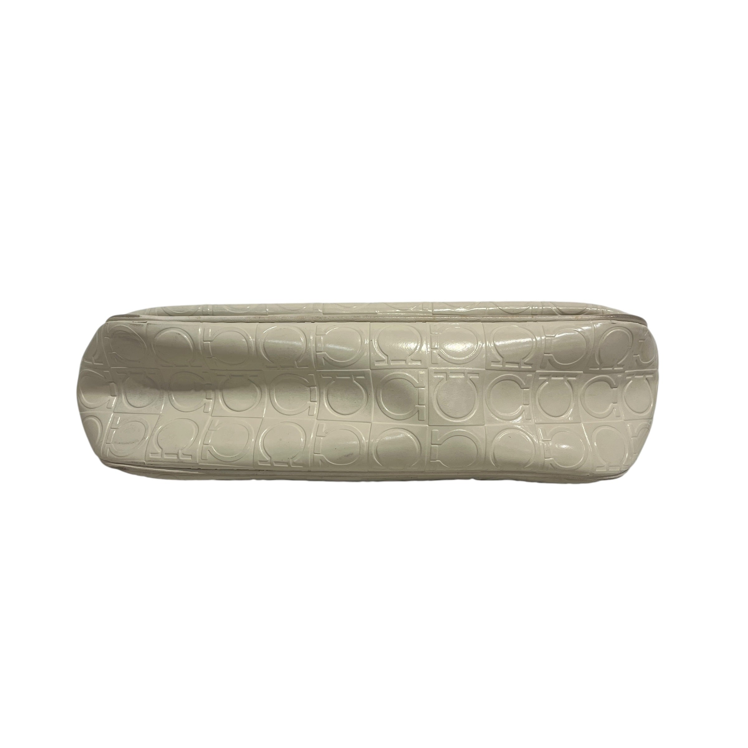 Salvatore Ferragamo/Hand Bag/Monogram/Leather/WHT/AU21 B472 view 3