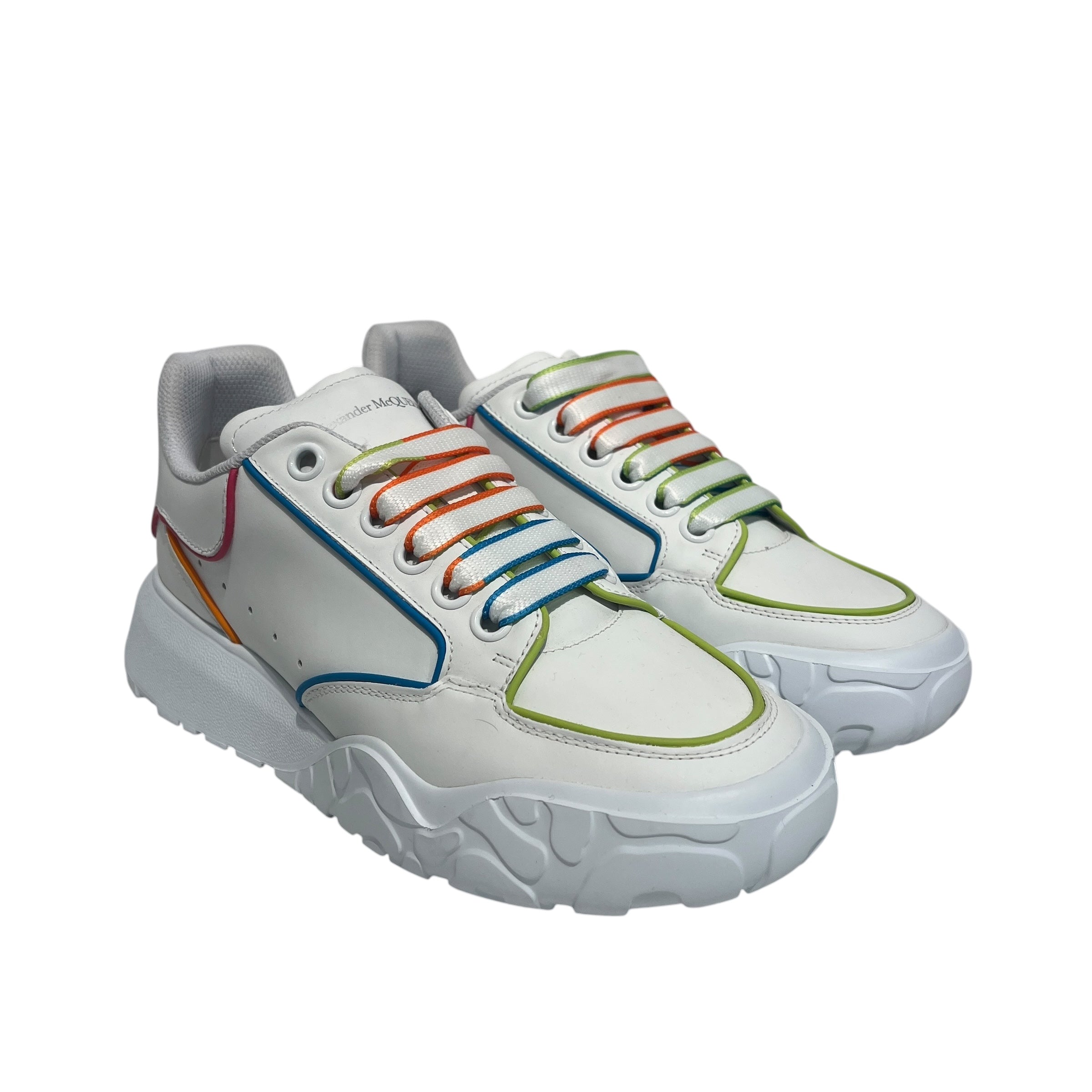 Alexander McQueen/Low-Sneakers/EU 38.5/Leather/MLT/ view 1