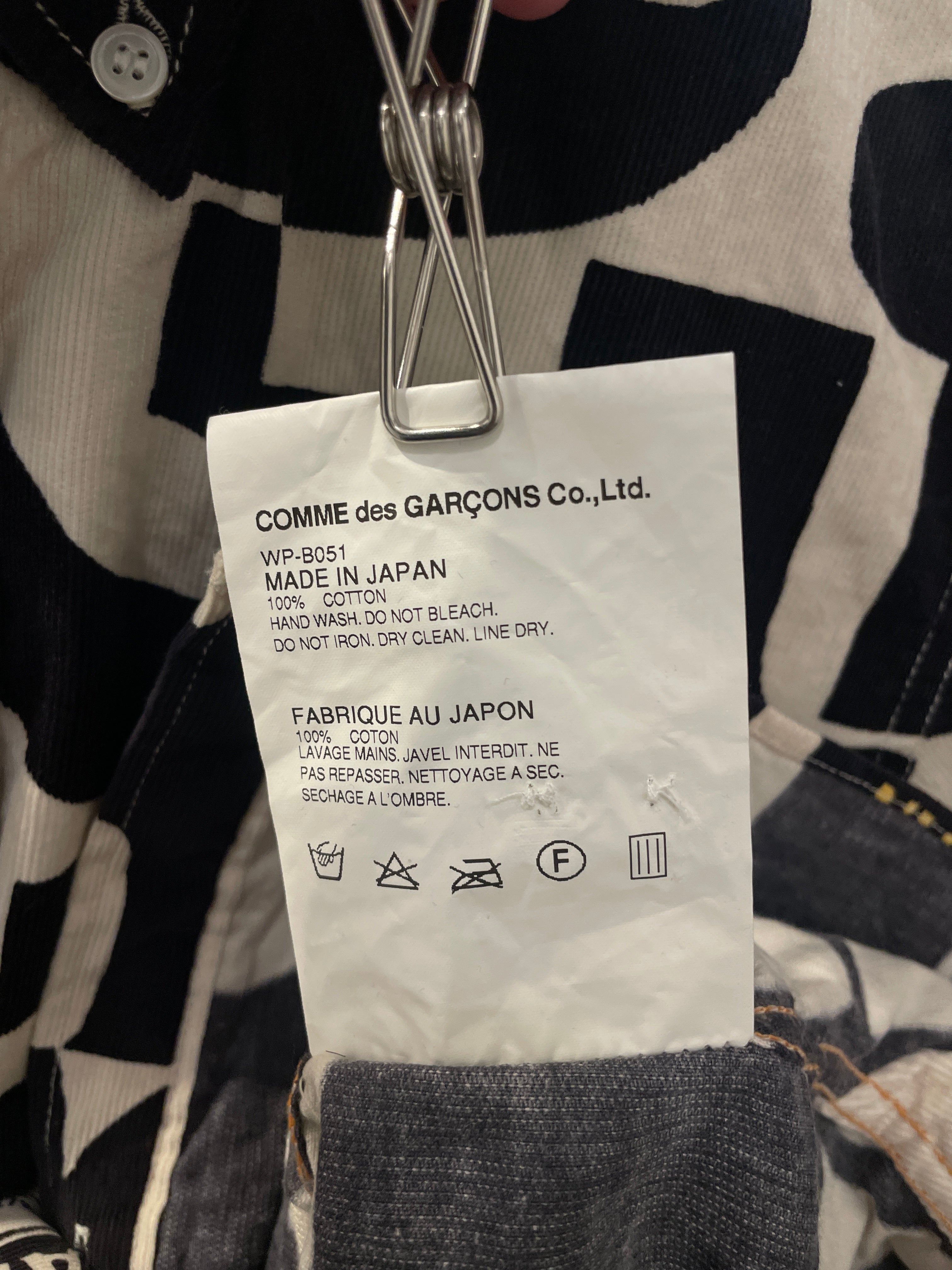 JUNYA WATANABE COMME des GARCONS MAN/LS Shirt/XS/Cotton/MLT/All Over Print/LETTERINGS/#WP-B051 view 5