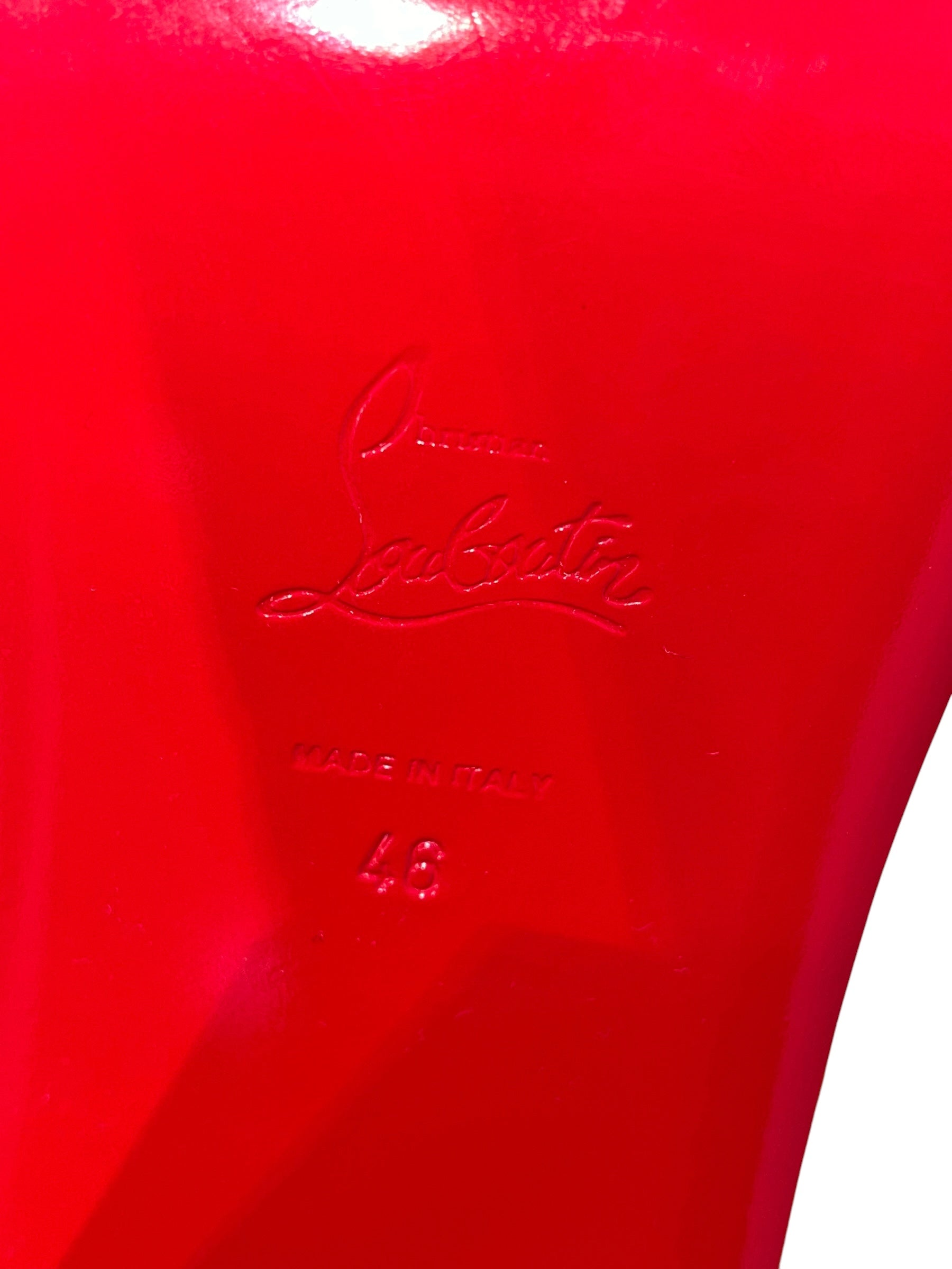 Christian Louboutin/Boots/EU 46/MLT/Side Zip/SEQUIN PLATFORM HEEL view 8