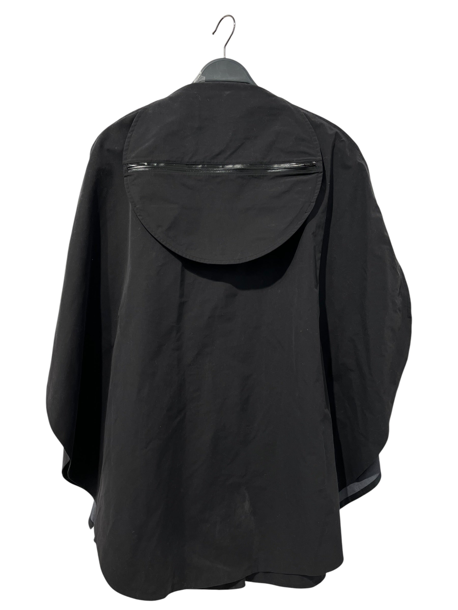 JUNYA WATANABE COMME des GARCONS/Jacket/M/Nylon/BLK/PONCHO CIRCLE SPRAY 2017 view 2