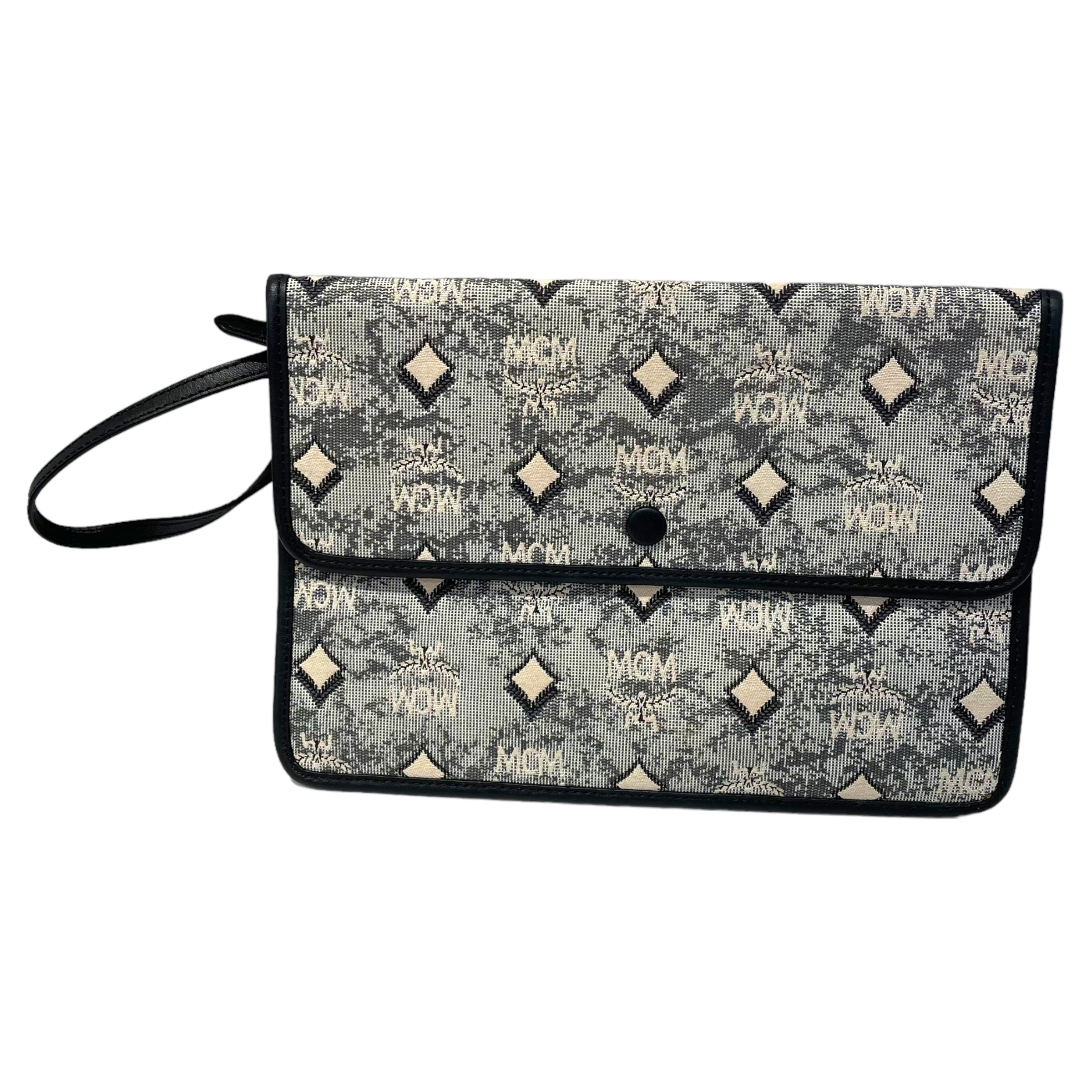 MCM/Clutch Bag/Monogram/GRY/ view 1