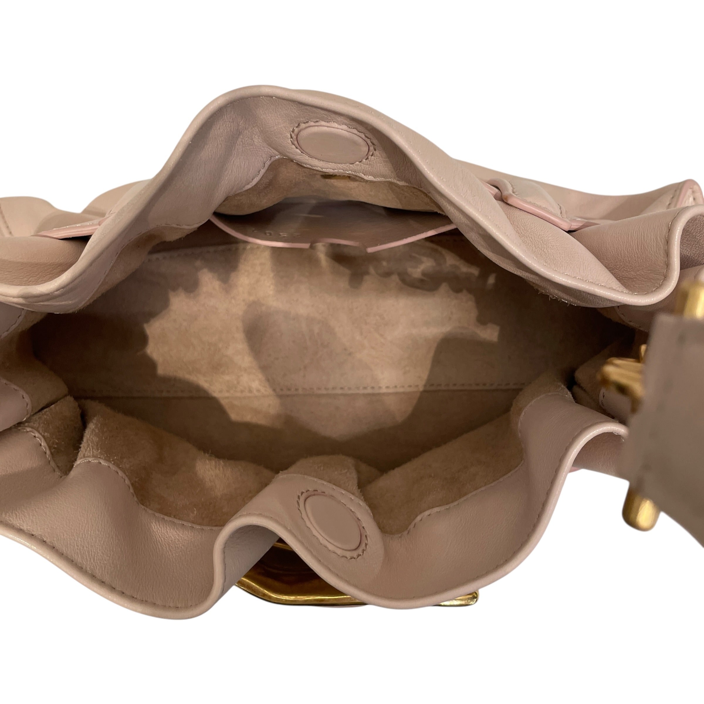 BALMAIN/Bag/Leather/PNK/BIG GOLD BUCKLE view 4