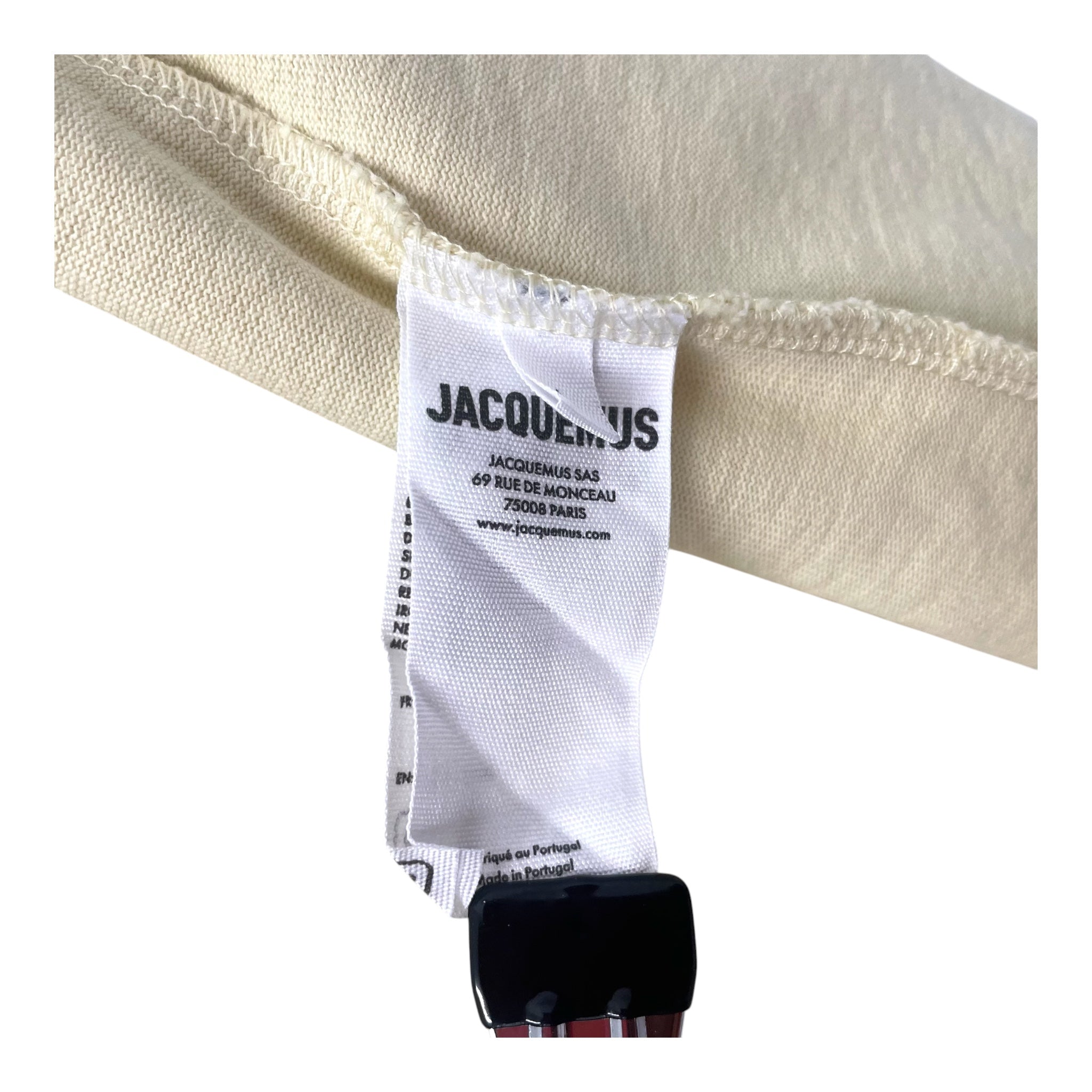 JACQUEMUS/T-Shirt/L/Cotton/YEL/LABELRIGHTSIDE view 4