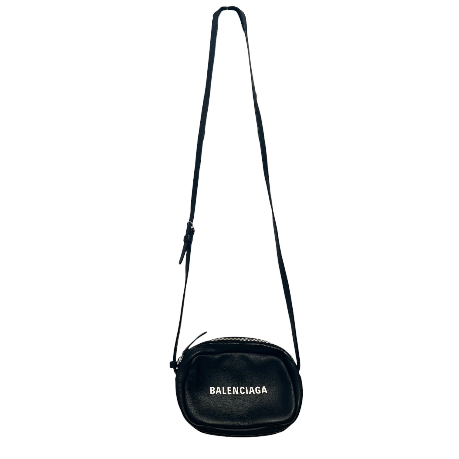 BALENCIAGA/Cross Body Bag/Leather/BLK/EVERYDAY CAMERA XS view 1