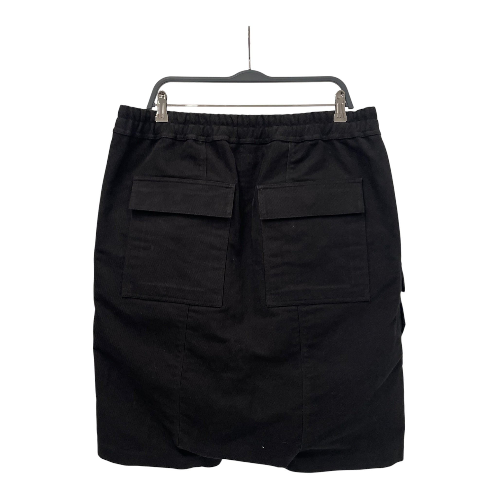Rick Owens/Shorts/44/Denim/BLK/DROP CROTCH view 2