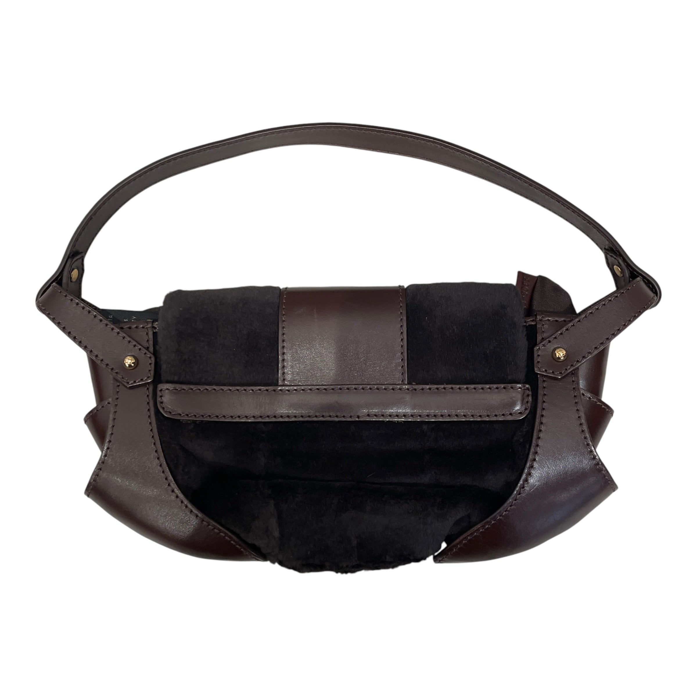 FENDI/Hand Bag/Leather/BRW/FF FUR COMPILATION BAG view 2