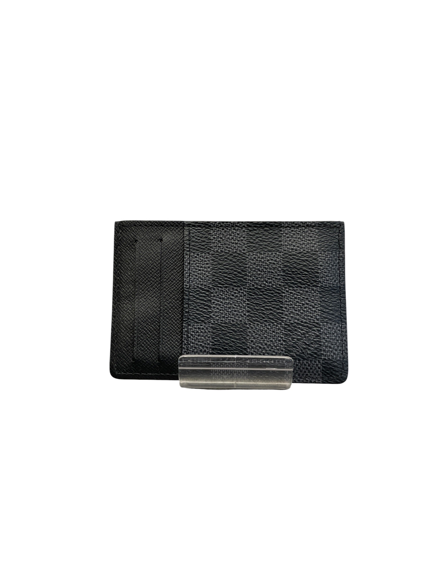LOUIS VUITTON/Card Case/Plaid/Faux Leather/BLK/M's/NEO CARD HOLDER DAMIER view 4