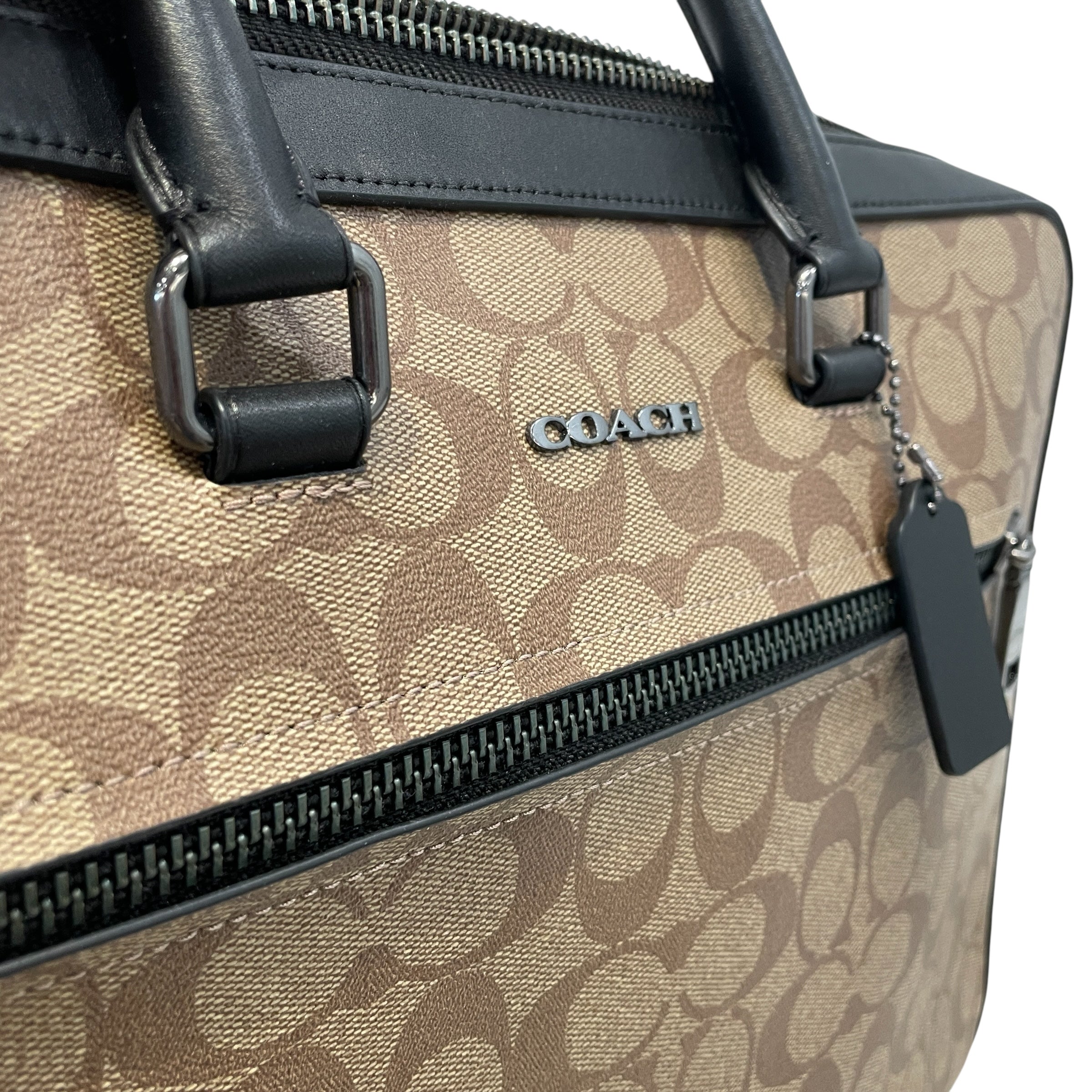 COACH/Briefcase/L/Monogram/Leather/BRW/ view 6
