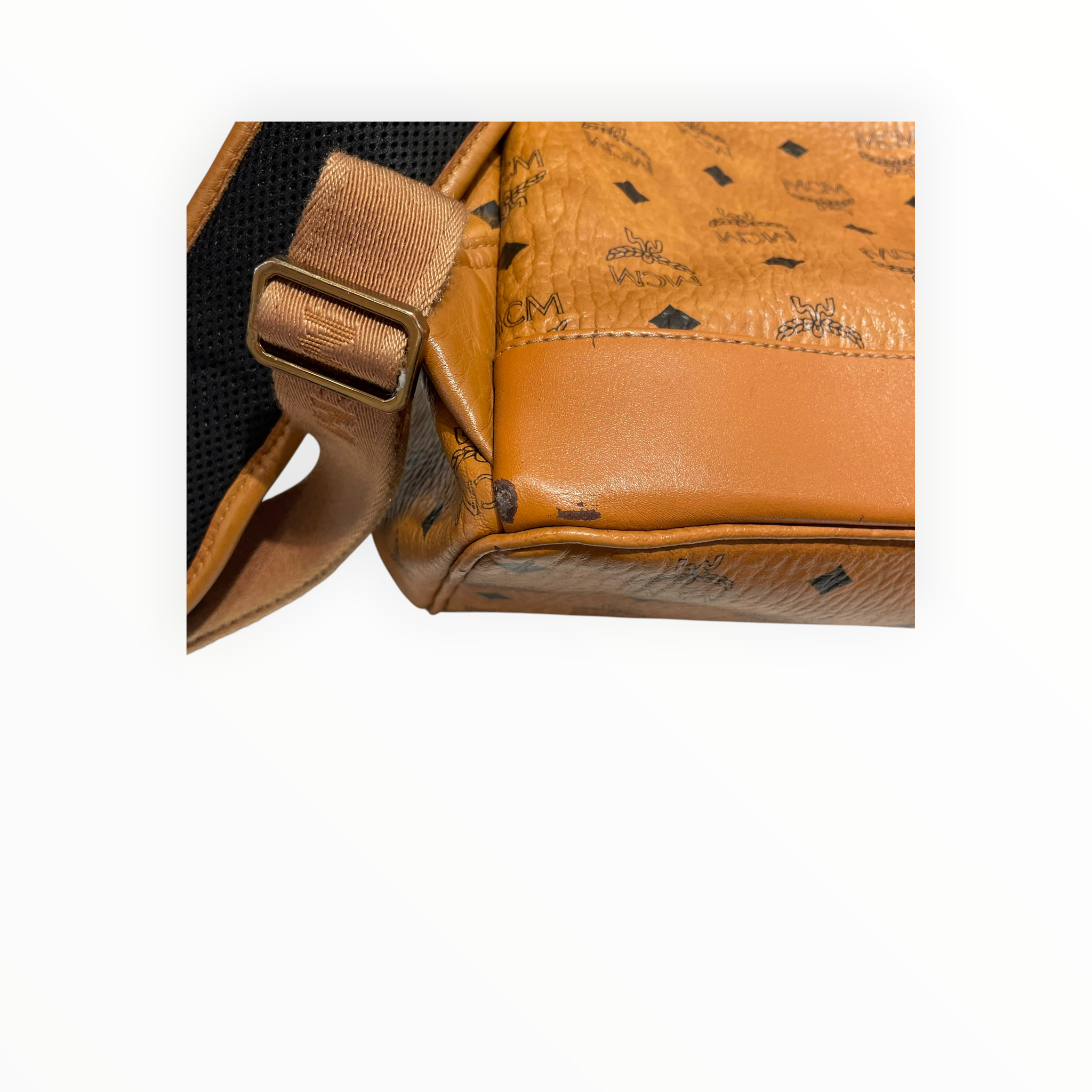 MCM/Backpack/Monogram/Leather/CML/Visetos Monogram Backpack view 11