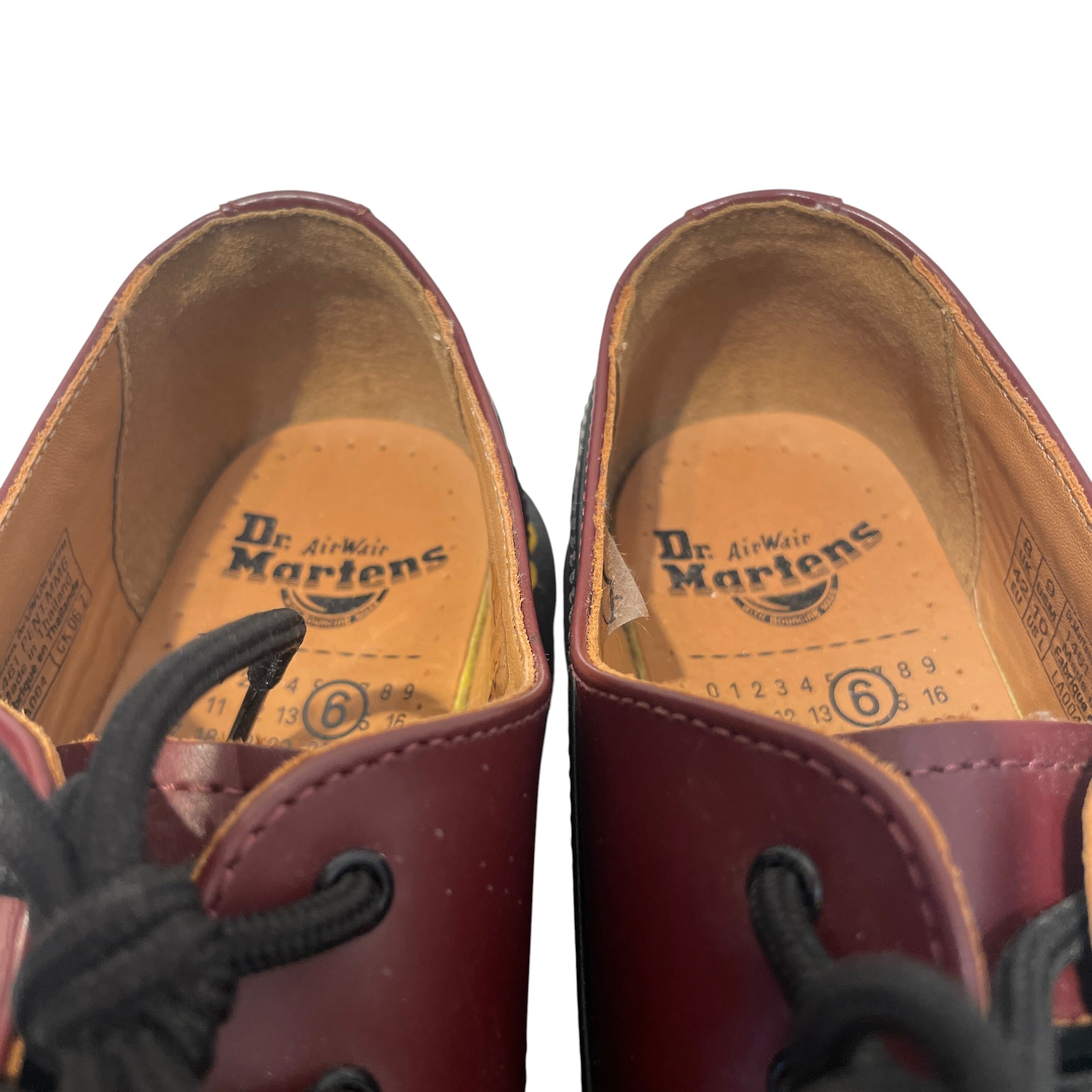 Dr.Martens/Maison Margiela/Deck Shoes/US 9/Leather/BLK/1461 Penton Mashup view 3