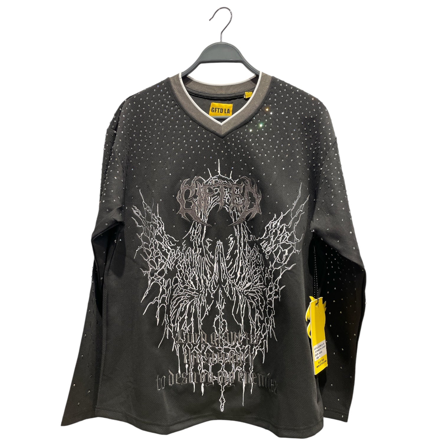 GFTD LA/LS T-Shirt/S/Cotton/BLK/All Over Print/ view 1