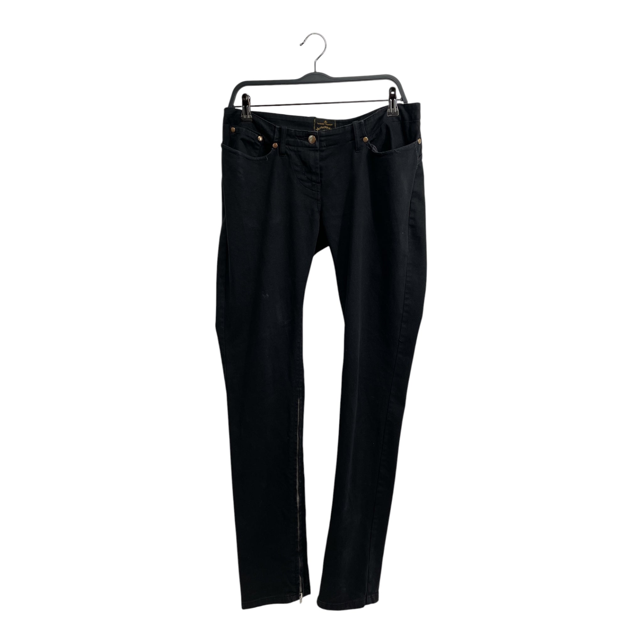 Vivienne Westwood/Pants/28/BLK/copper pants zipper ankles view 1