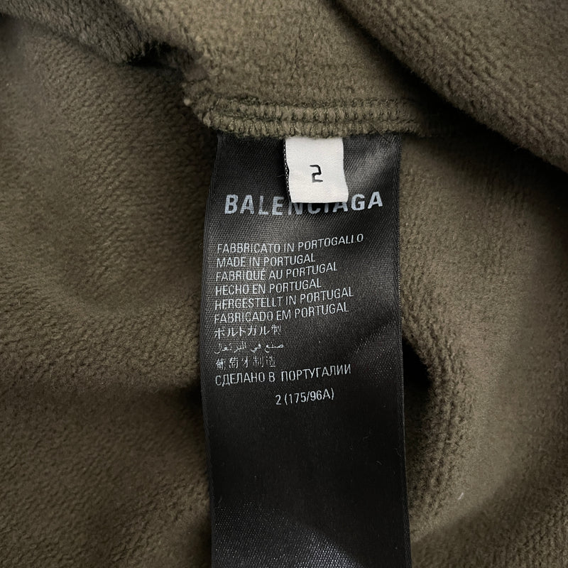 BALENCIAGA/Hoodie/2/Graphic/Cotton/GRN/Stike 1917