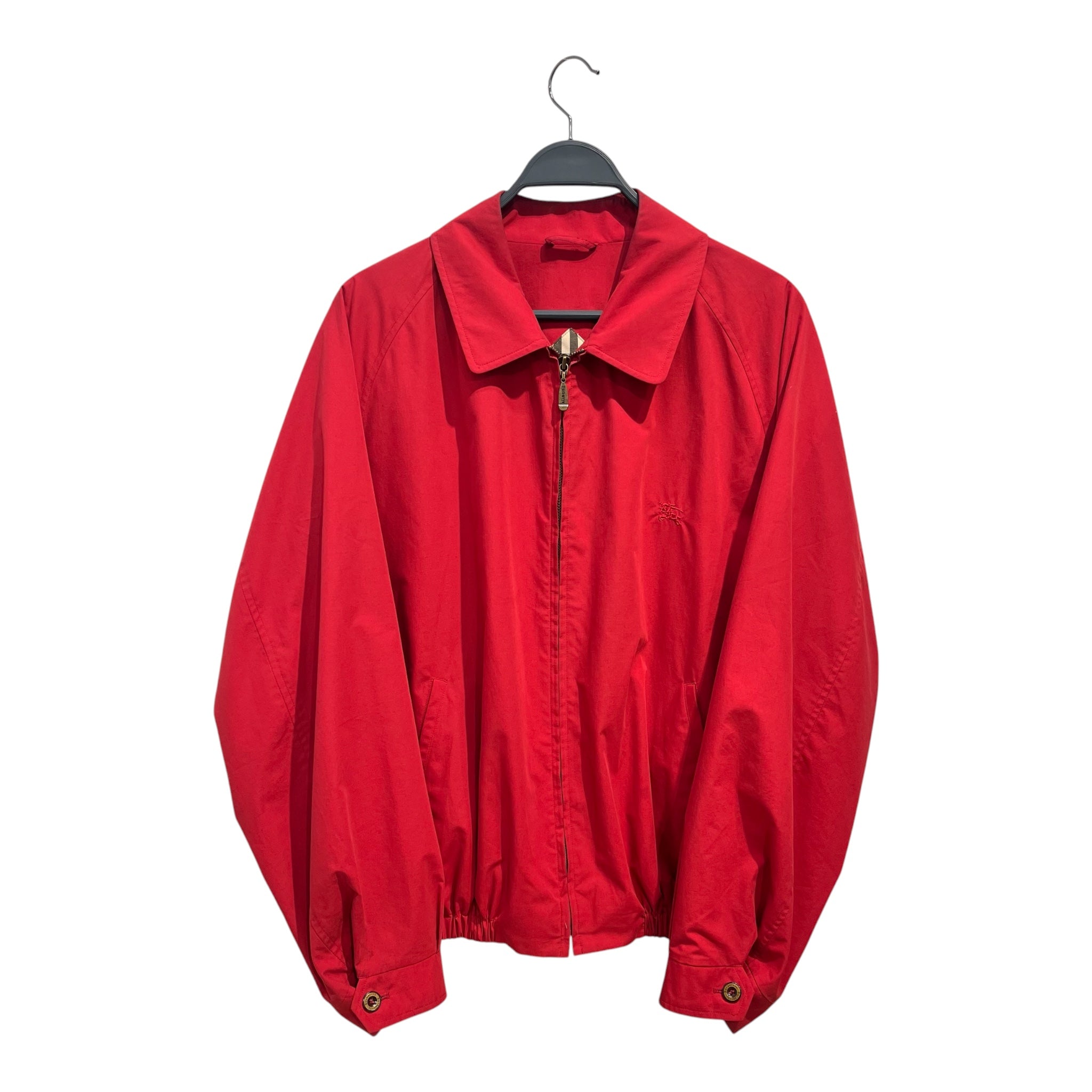 BURBERRYS/Jacket/XL/Cotton/RED/RED JACKET EMBROIDERY LOGO view 1