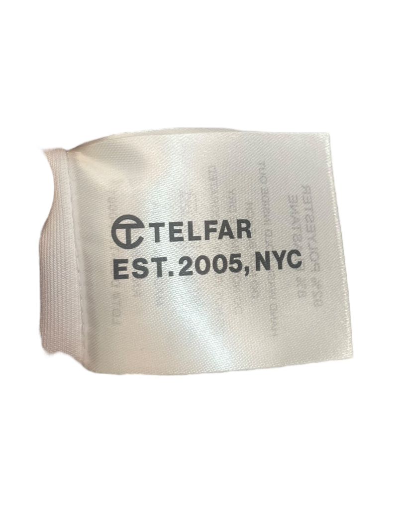 Telfar/Jacket/S/Polyester/WHT/ARM STRIPES