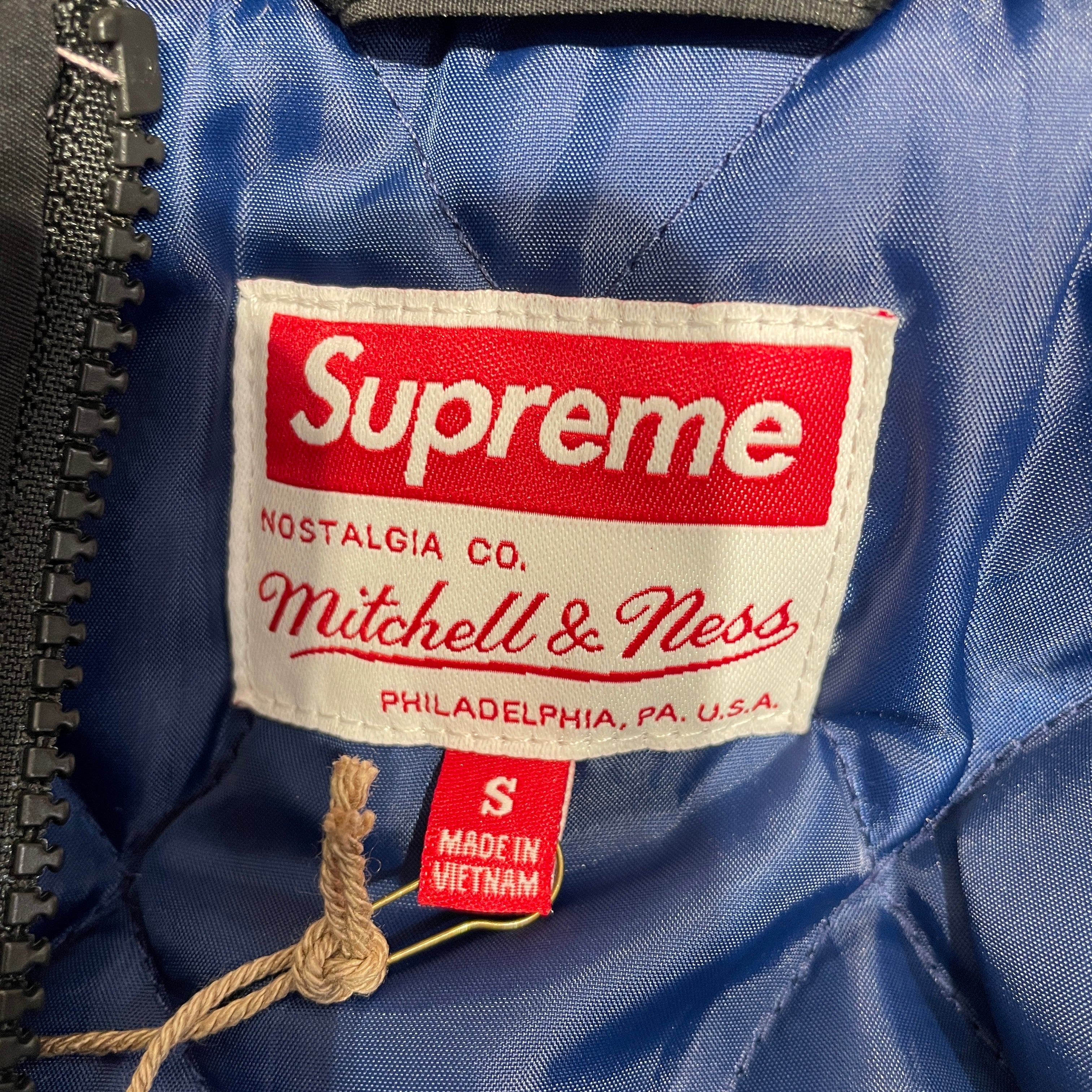 Supreme/mitchell&ness/Jacket/S/BLK/NCAA Stadium Jacket view 3