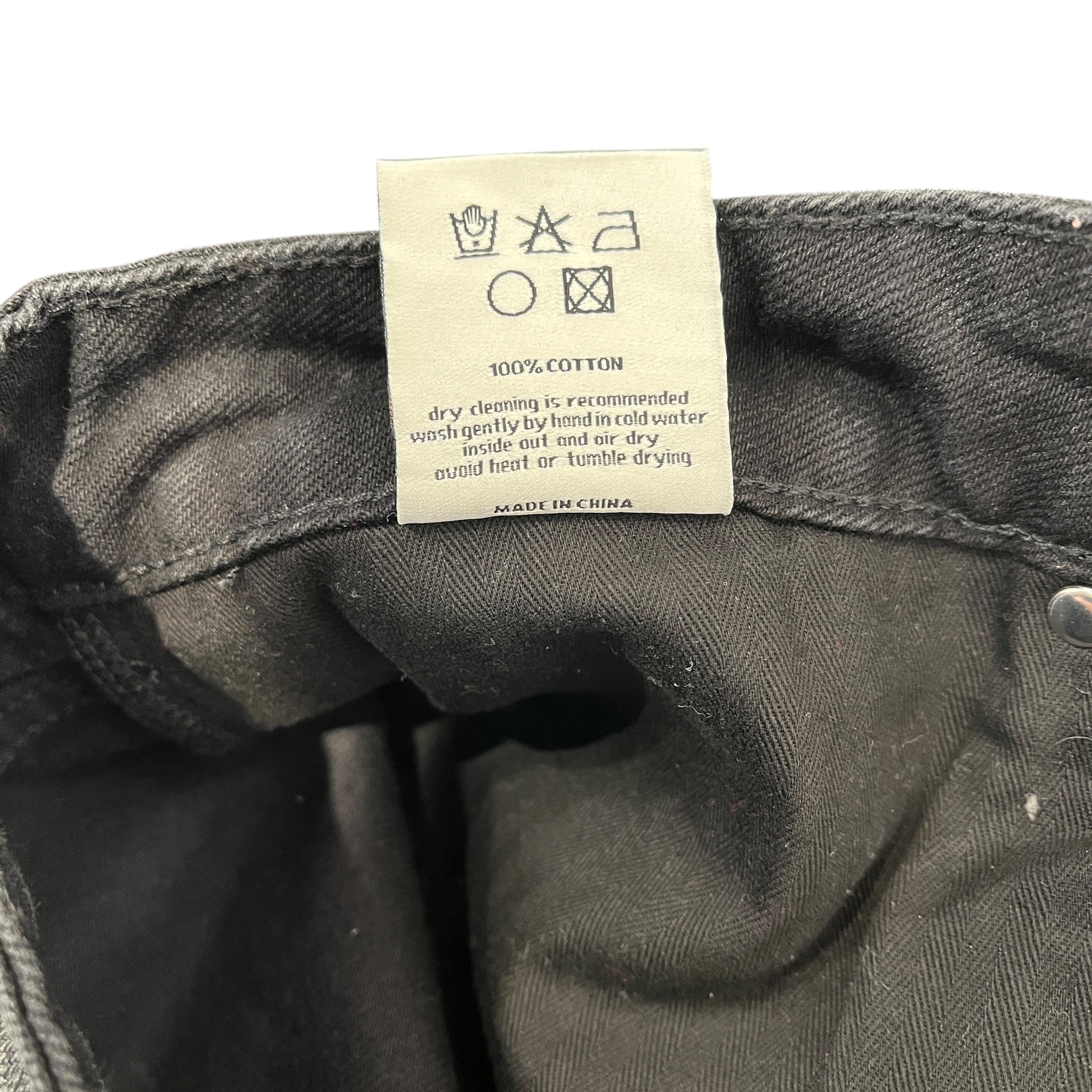 TRENDT VISION/Bootcut Pants/M/Cotton/BLK/double knee wax coated view 5