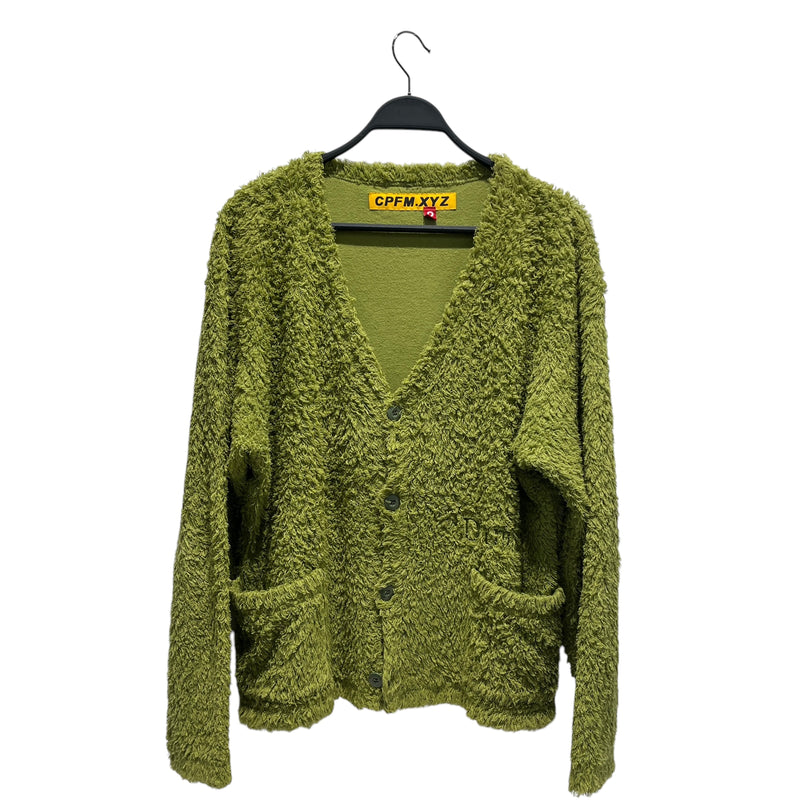 CACTUS PLANT FLEA MARKET/Cardigan/M/Cotton/GRN/FUZZY &