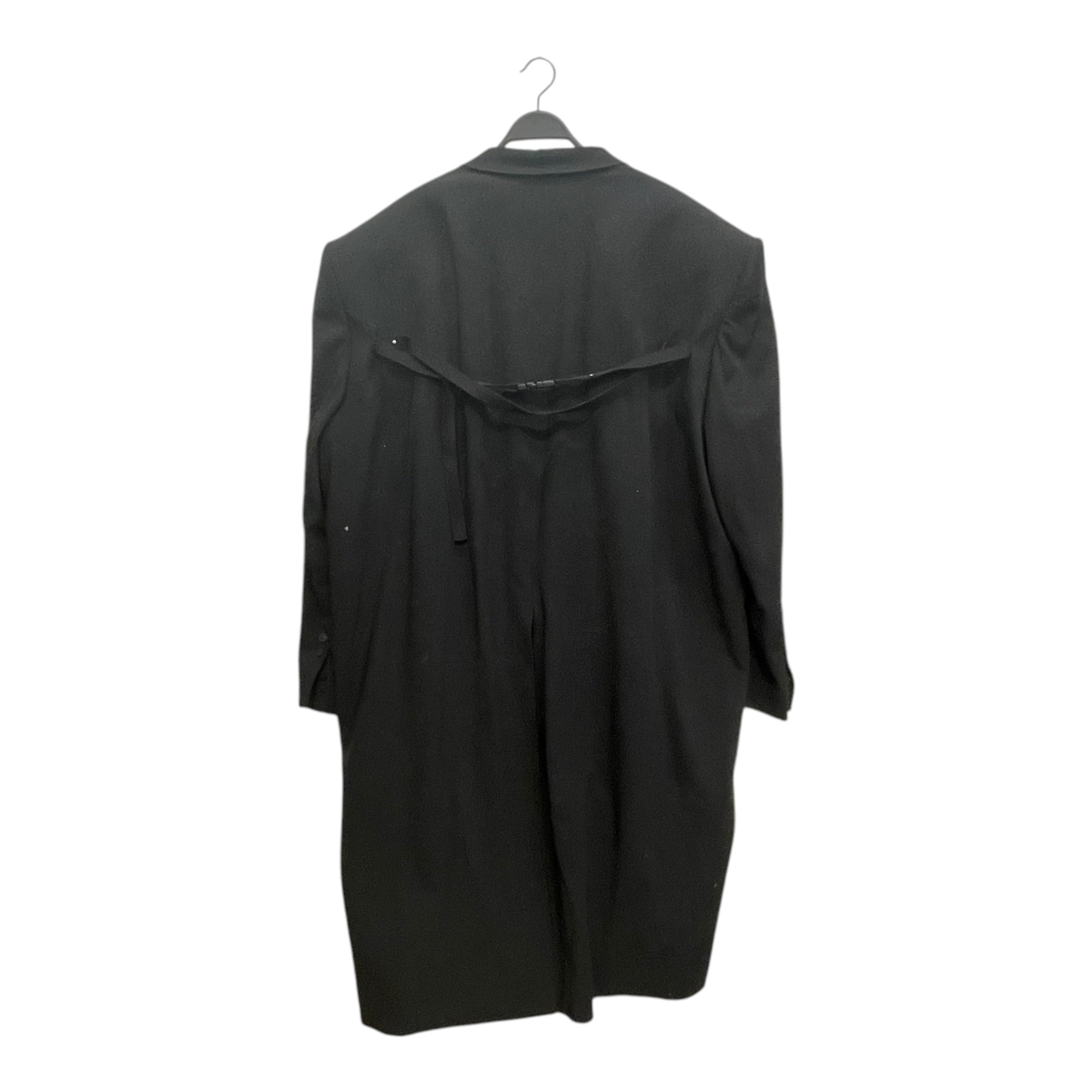 Rick Owens/Trench Coat/44/Wool/BLK/FW21 GETHSEMANE JUMBO TATLIN view 2