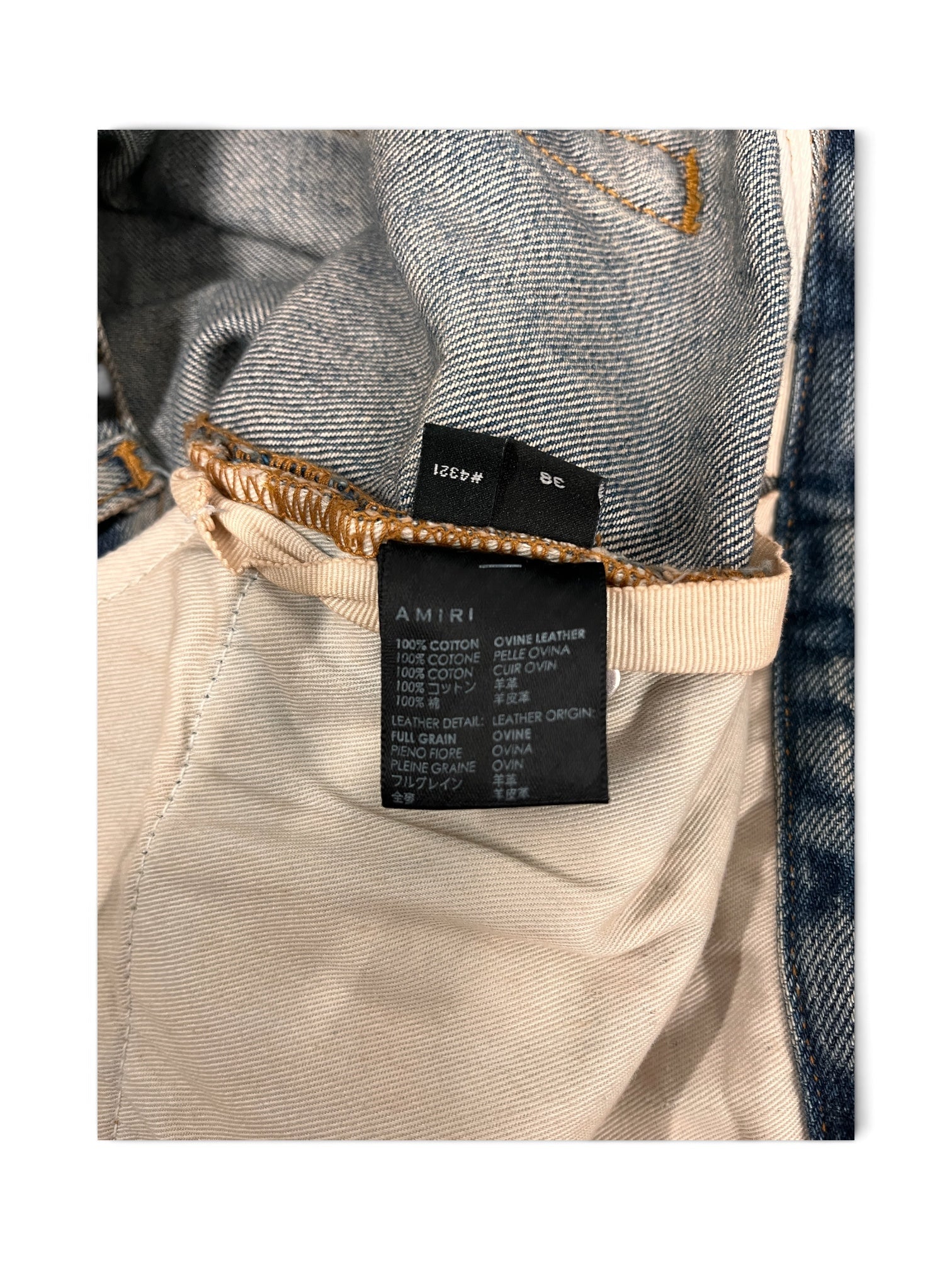 AMIRI/Pants/38/Denim/IDG/Amiri University view 4
