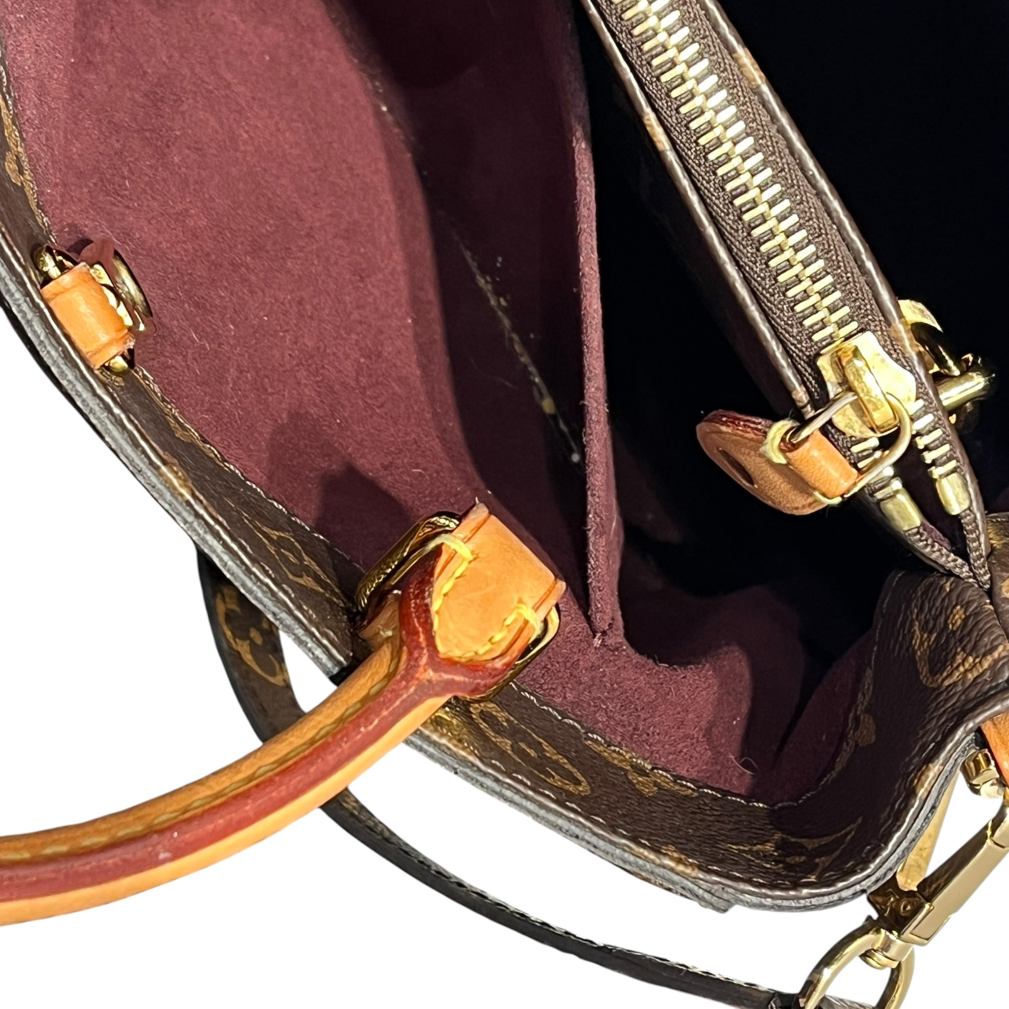 LOUIS VUITTON/Cross Body Bag/Monogram/Leather/BRW/Montaigne Monogram Cross Body view 11