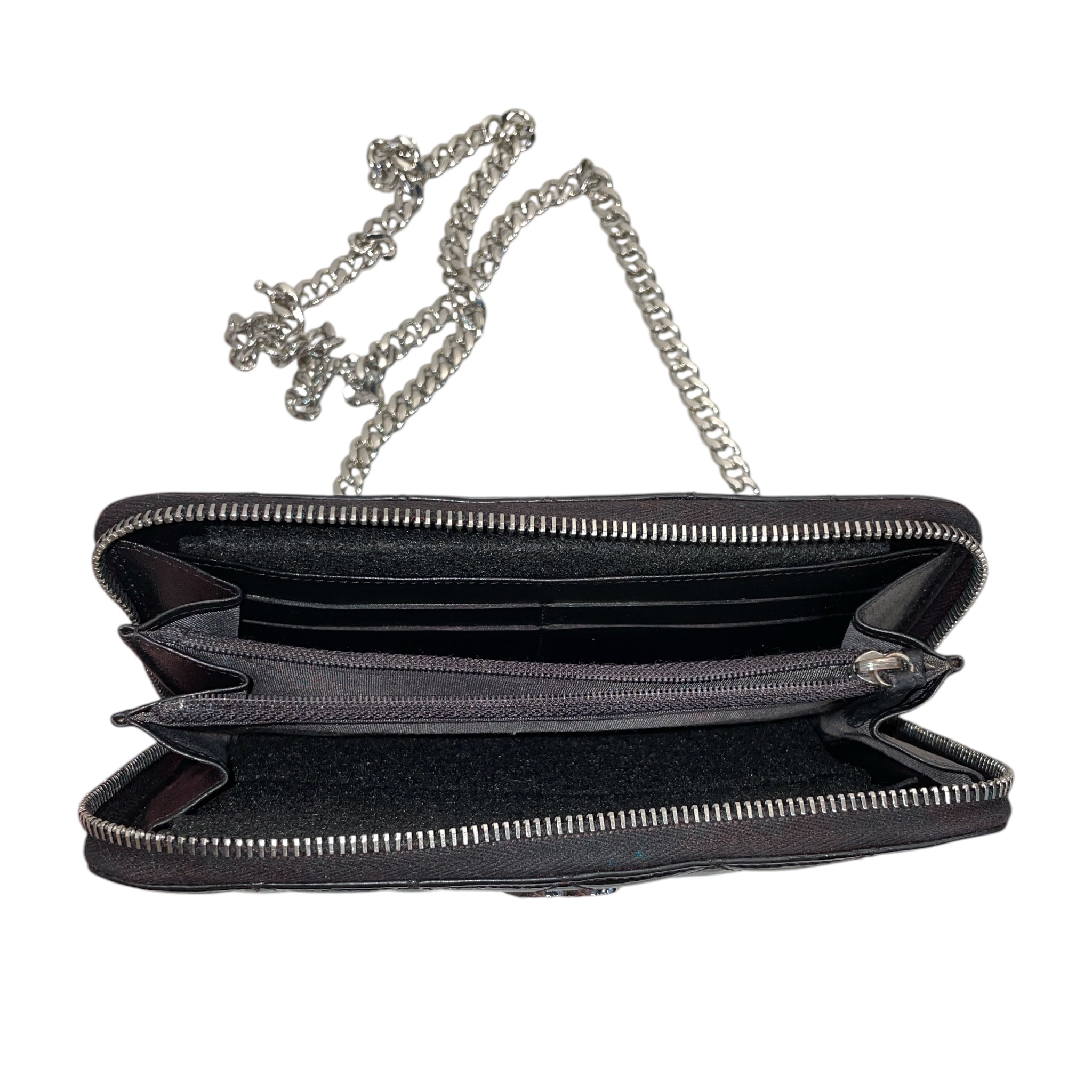 CHANEL/Wallet/Leather/BLK/L's/ view 3