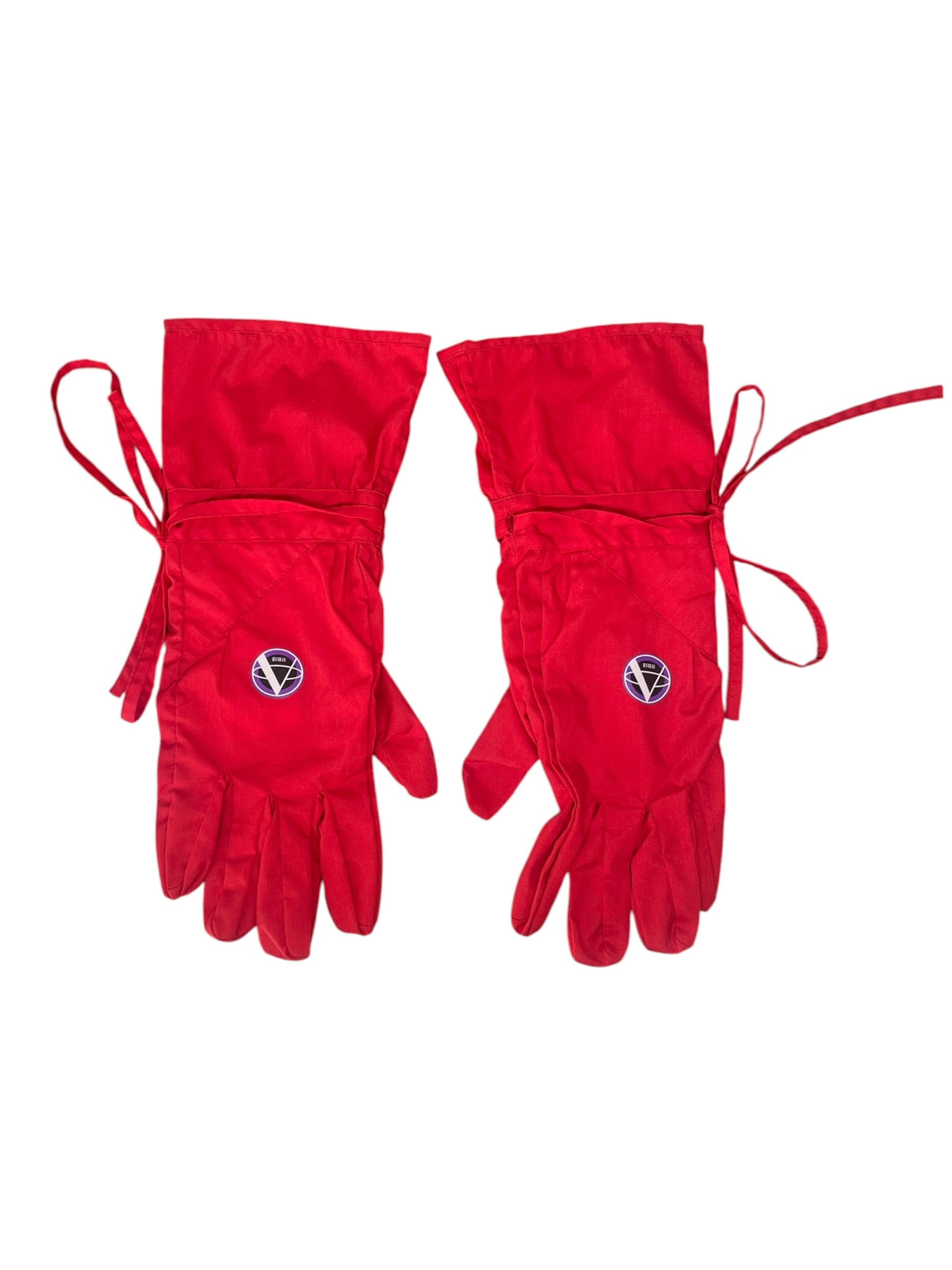 RAF SIMONS/Gloves, Mittens/OS/Cotton/RED/APOLLO GLOVES view 1
