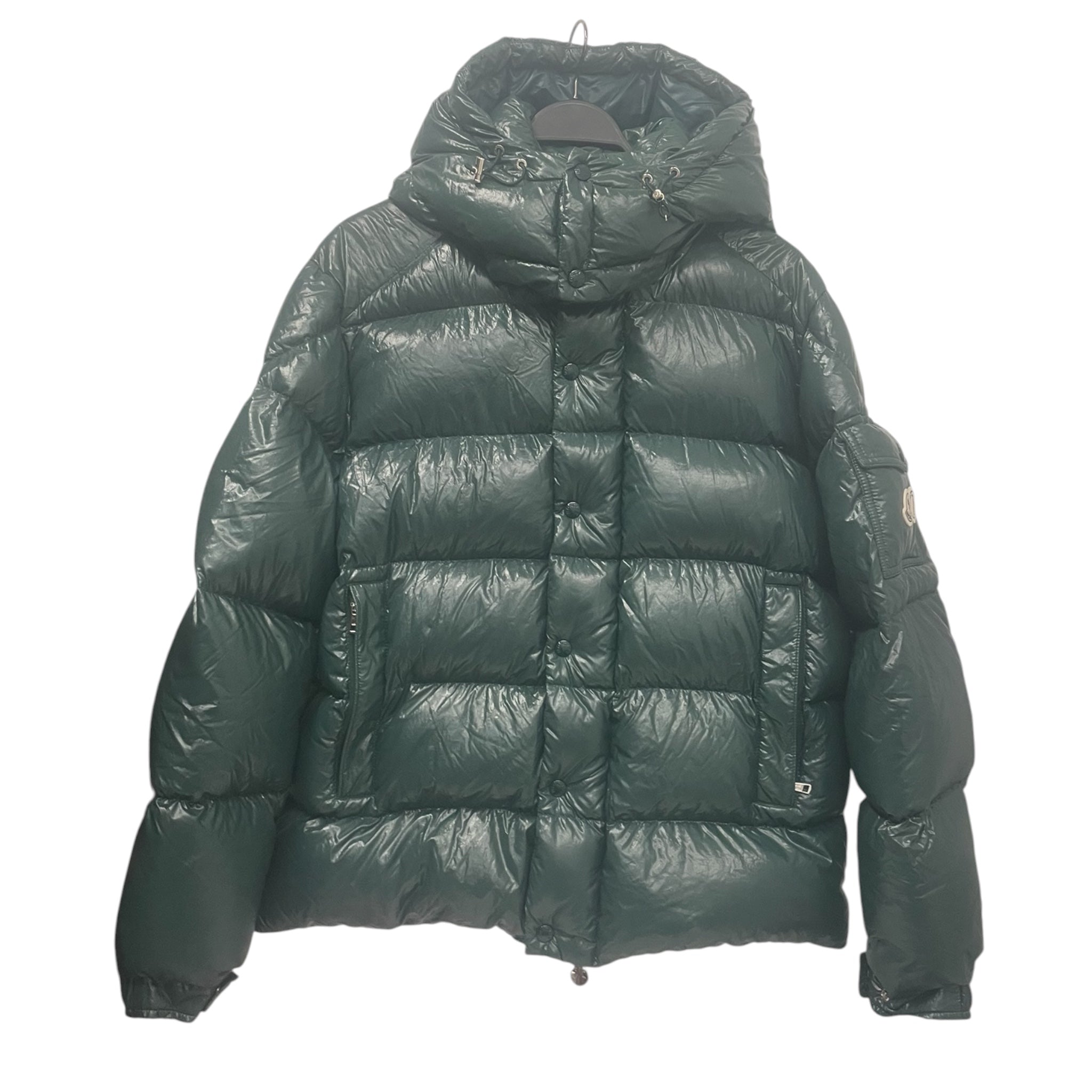 MONCLER/Coat/4/Nylon/GRN/GLOSSY PUFFER COAT view 1