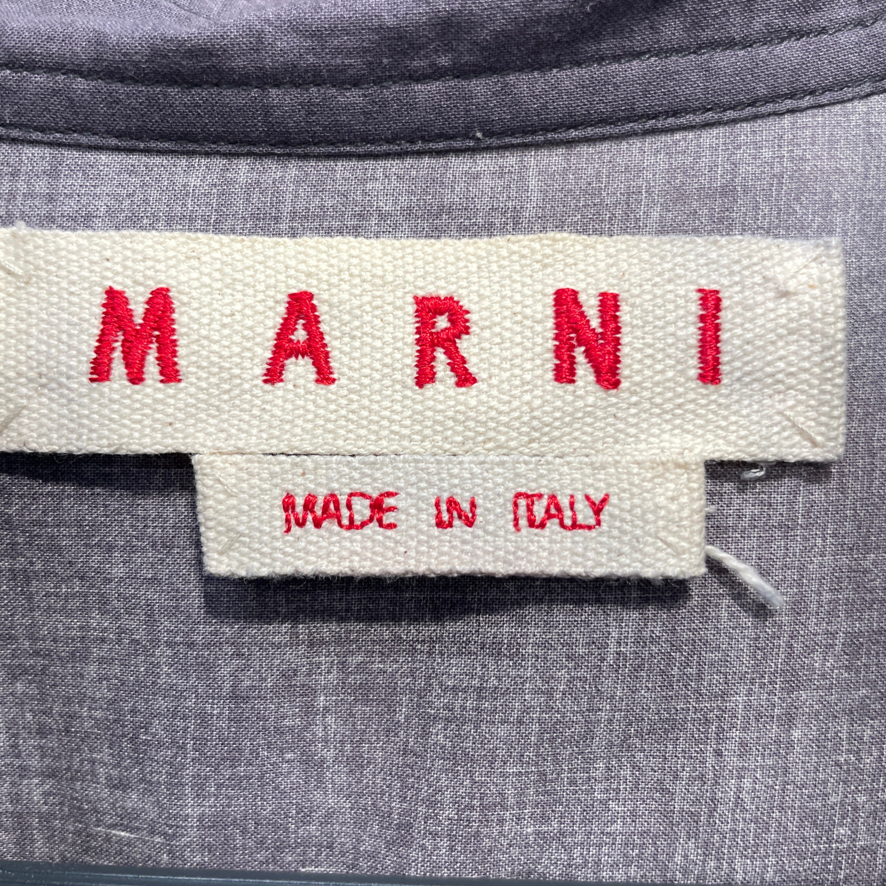 MARNI/LS Dress/42/All Over Print/Cotton/PPL/ view 3
