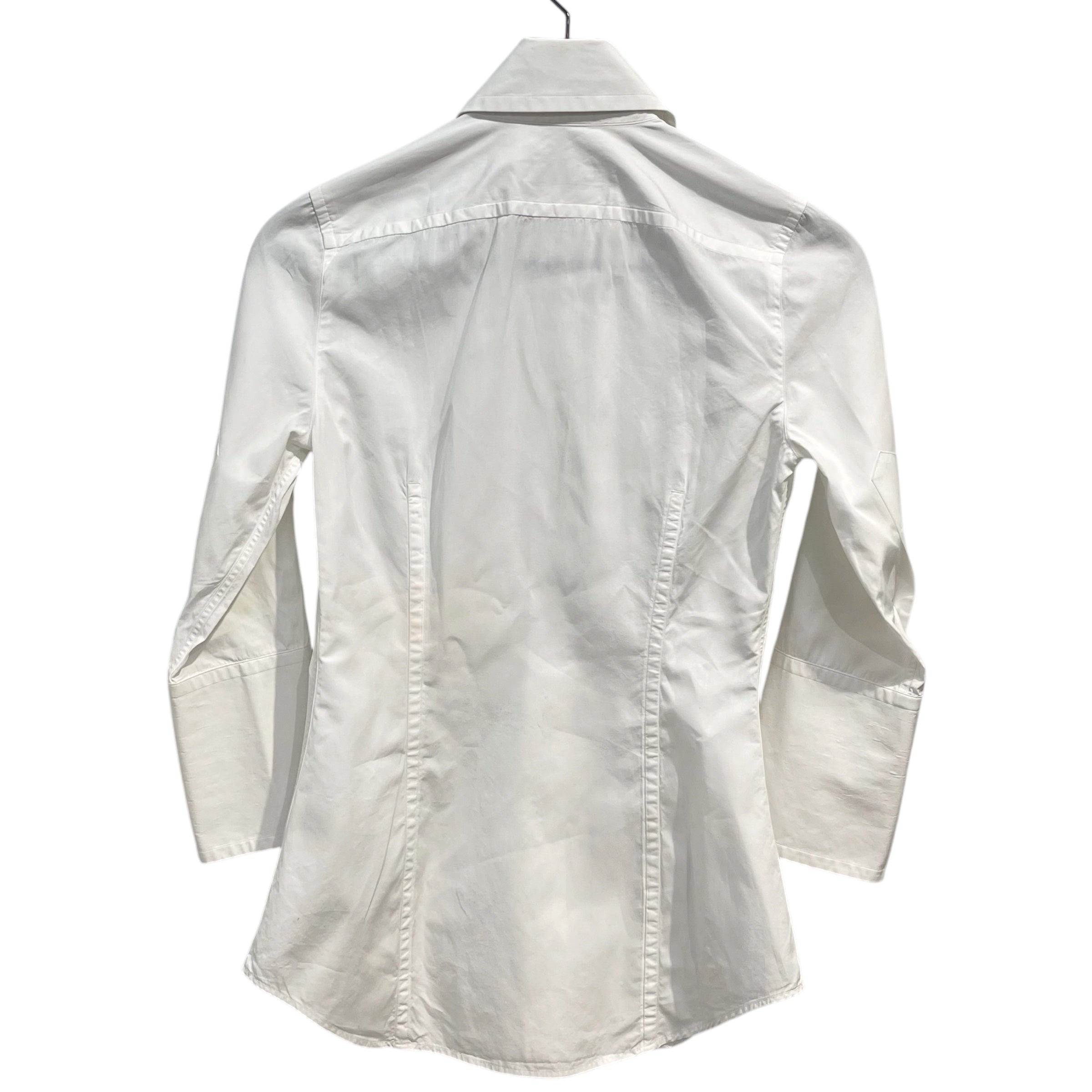 DSQUARED2/LS Blouse/40/Cotton/WHT/red lady view 2