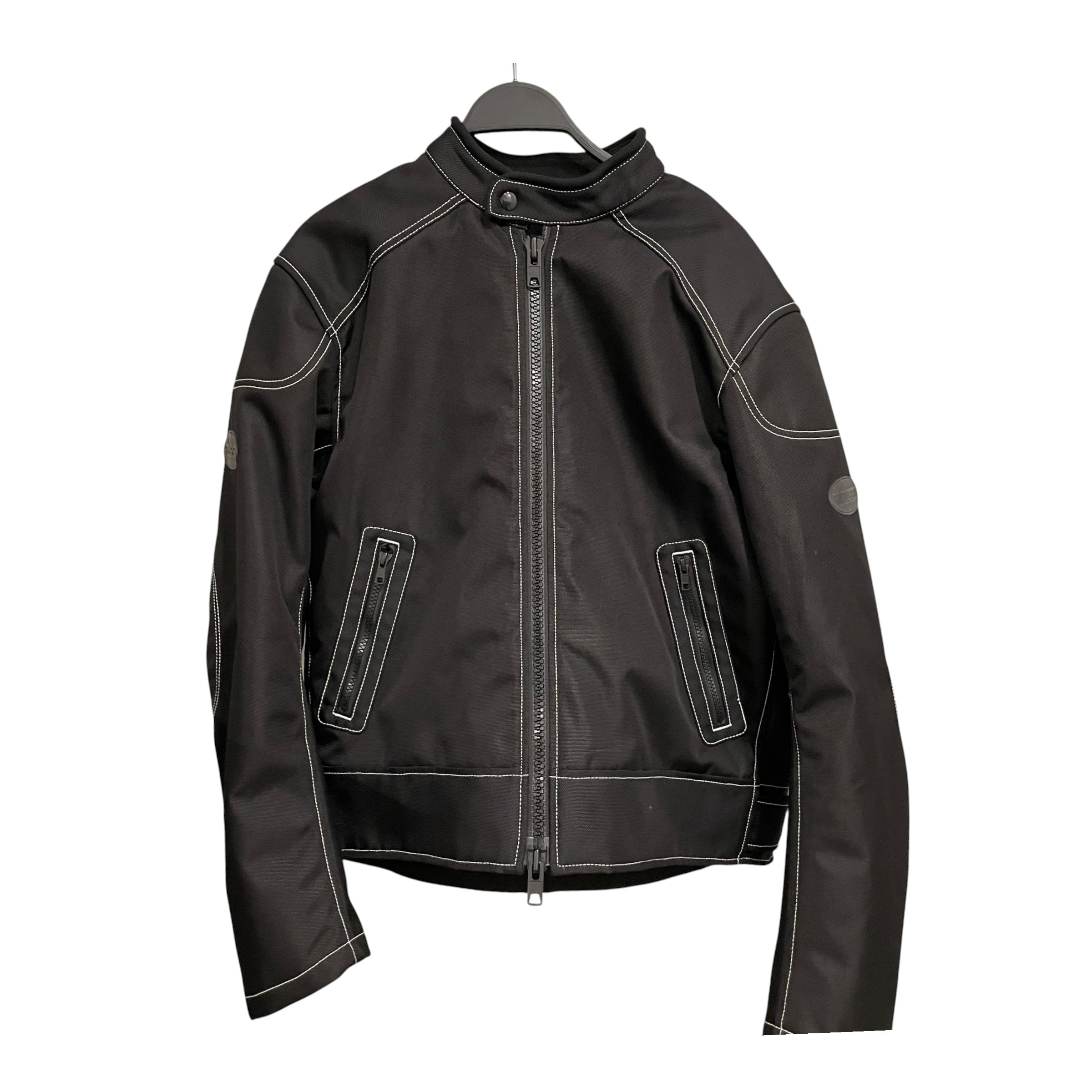 STUSSY/Jacket/L/Polyester/BLK/MOTO JACKET view 1