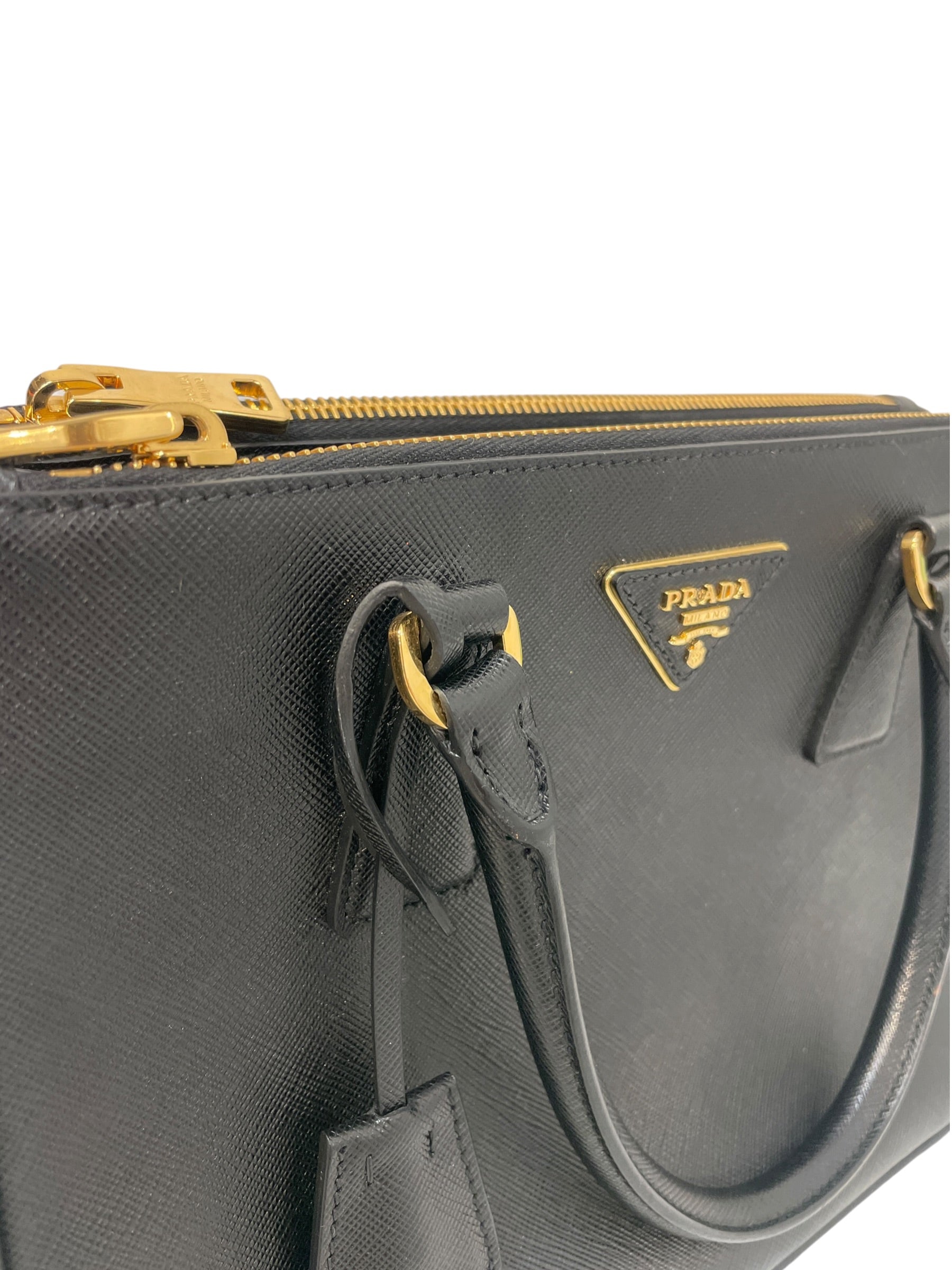 PRADA/Cross Body Bag/Leather/Black/1BA863 galleria medium view 6