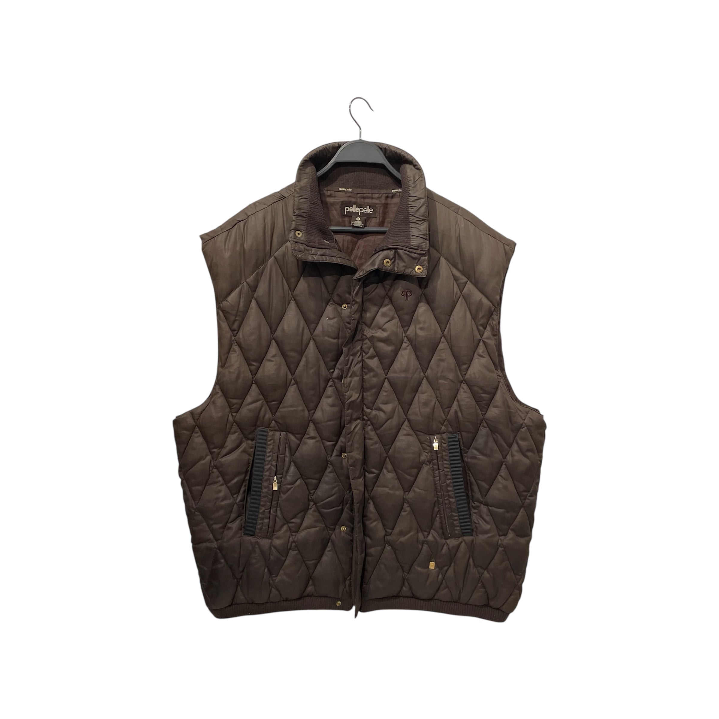 Pelle Pelle/Quilted Vest/XXXL/Polyester/BRW/ view 1