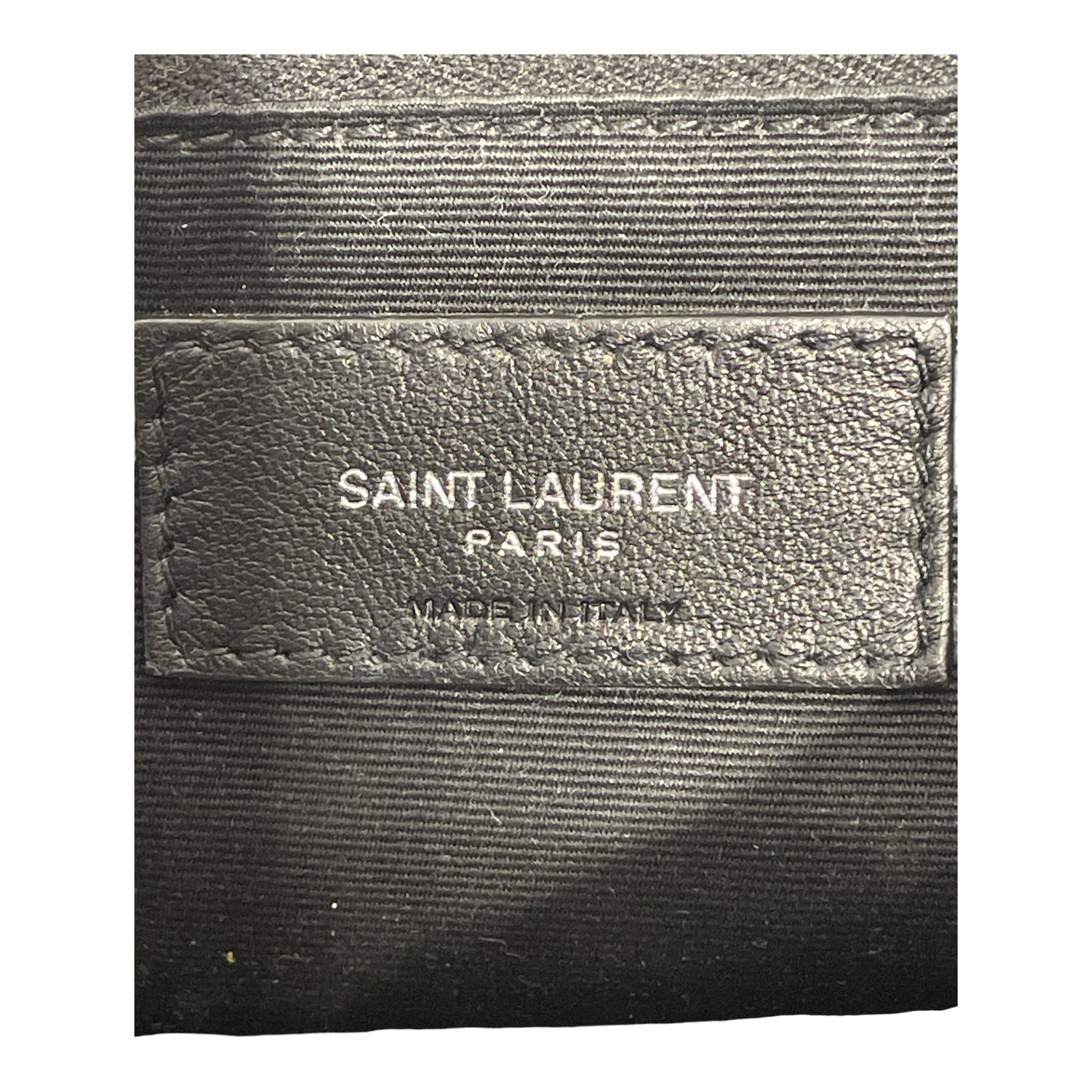 YVES SAINT LAURENT/Cross Body Bag/Leather/BLK/niki baby shoulder bag view 5