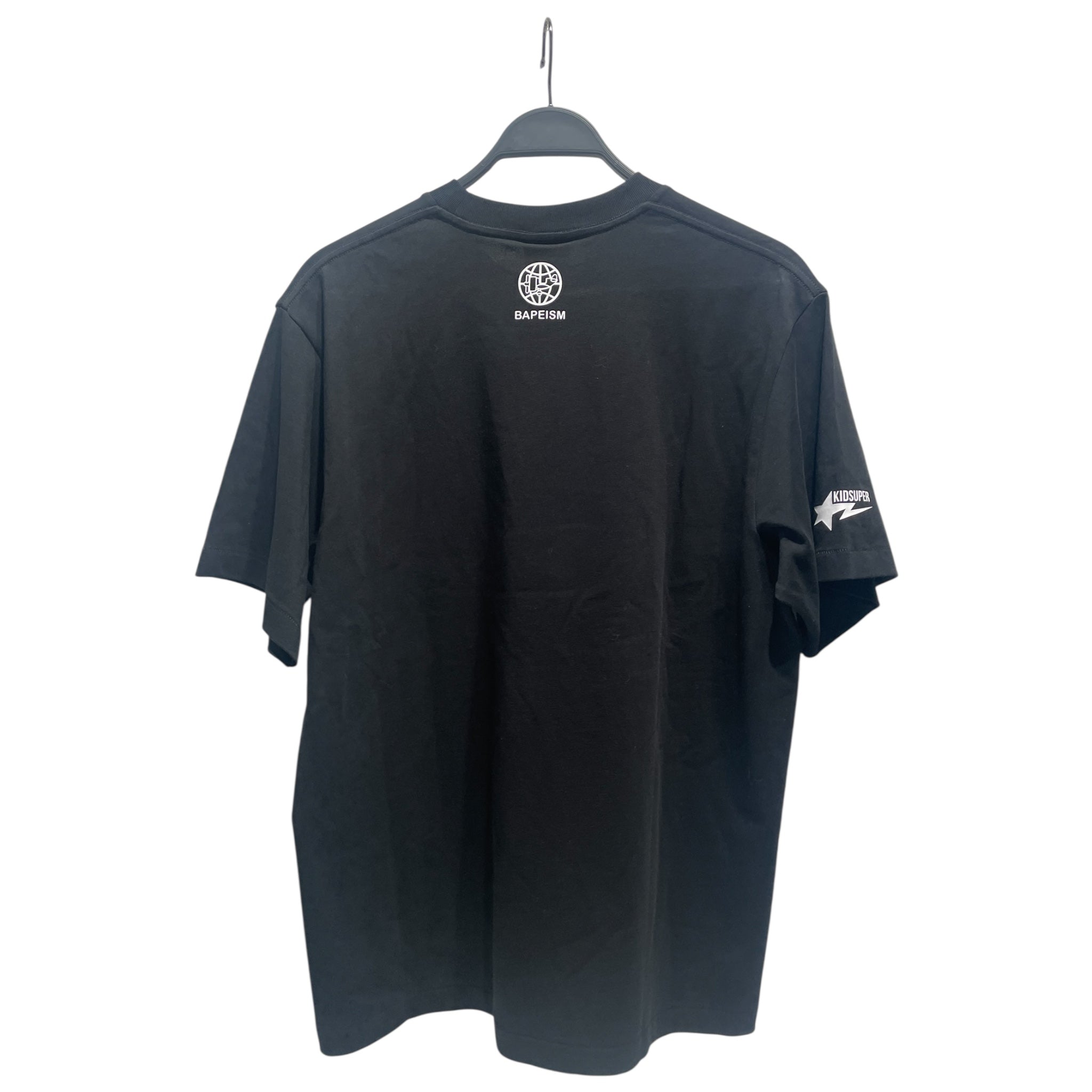A BATHING APE/KIDSUPER STUDIOS/T-Shirt/S/Cotton/BLK/Graphic/BAPEISM view 2