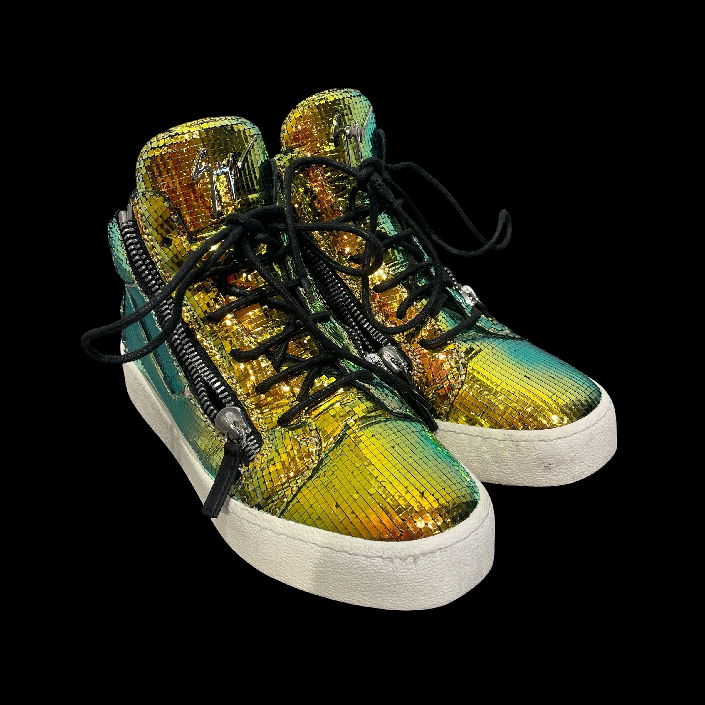 GIUSEPPE ZANOTTI DESIGN/Hi-Sneakers/EU 42/MLT/foil multicolor high top view 1