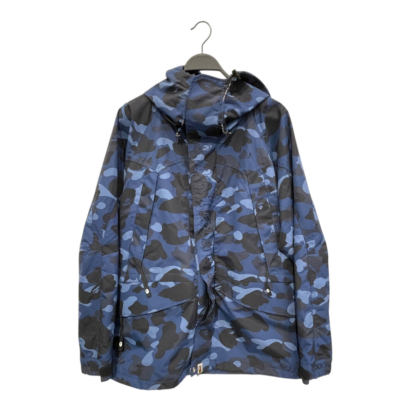 A BATHING APE/Windbreaker/XXL/Nylon/NVY/Camouflage/A BATHING APE ACROSS