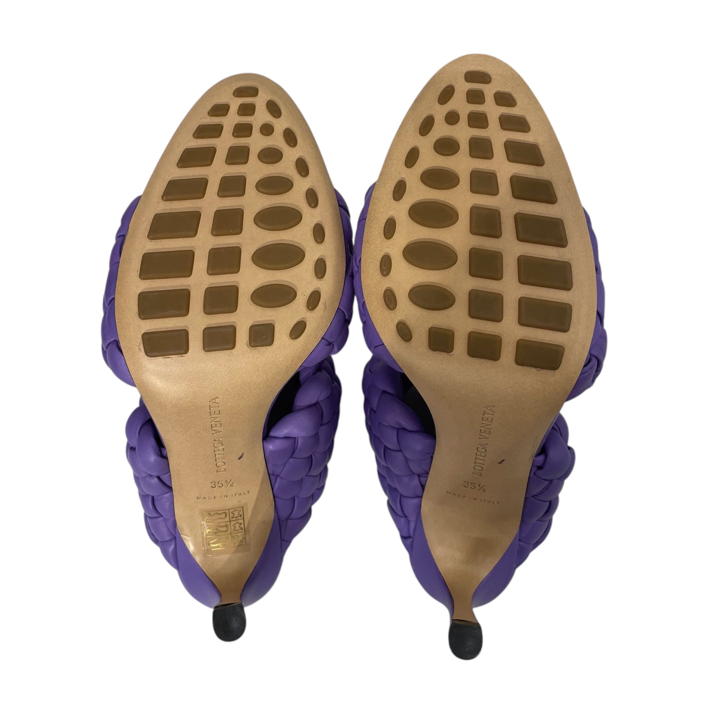 BOTTEGA VENETA/Heels/EU 35.5/Leather/PPL/Basket Twist Weave view 6