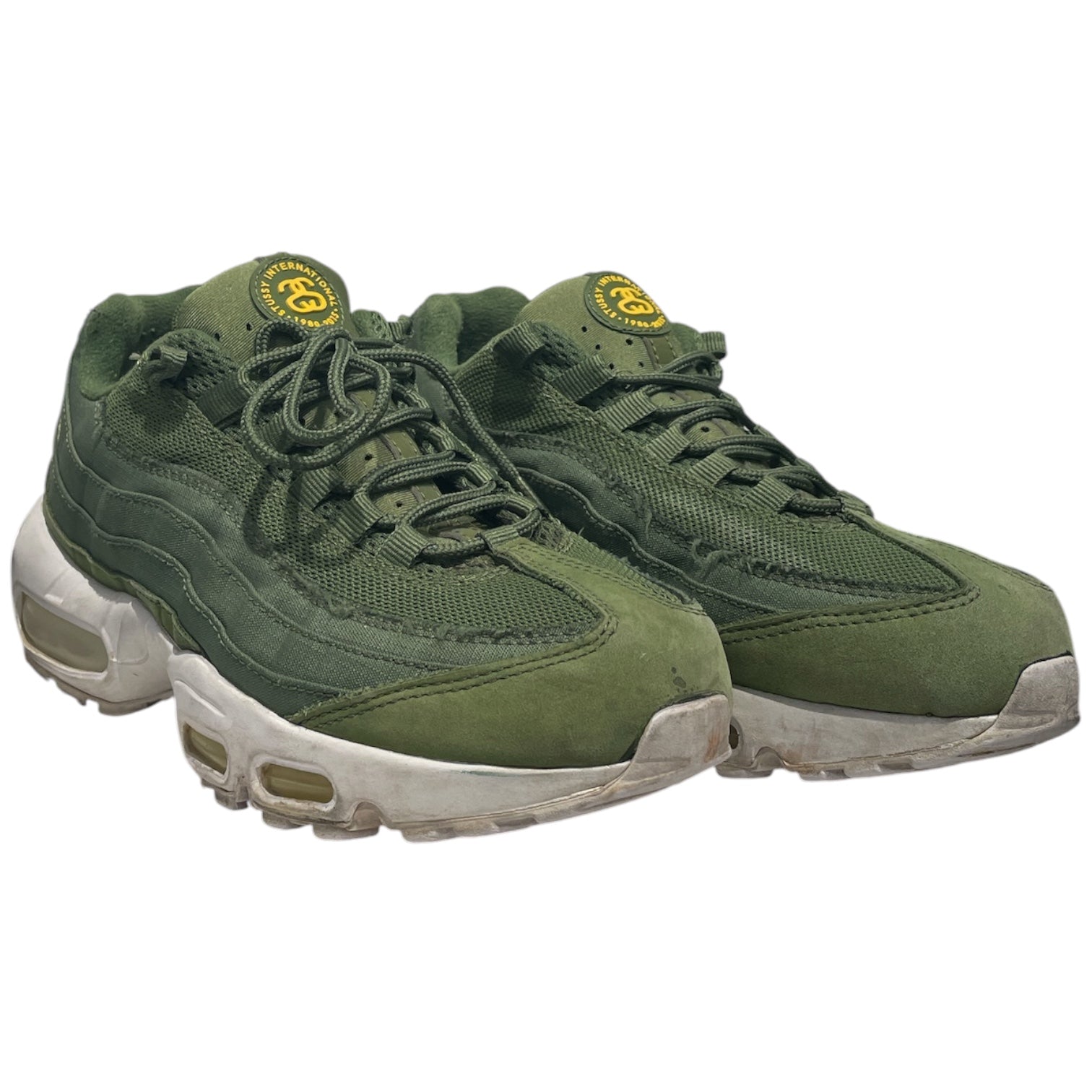 NIKE/AIR MAX 95 /Low-Sneakers/US 7/Cotton/GRN/834668-337 view 1